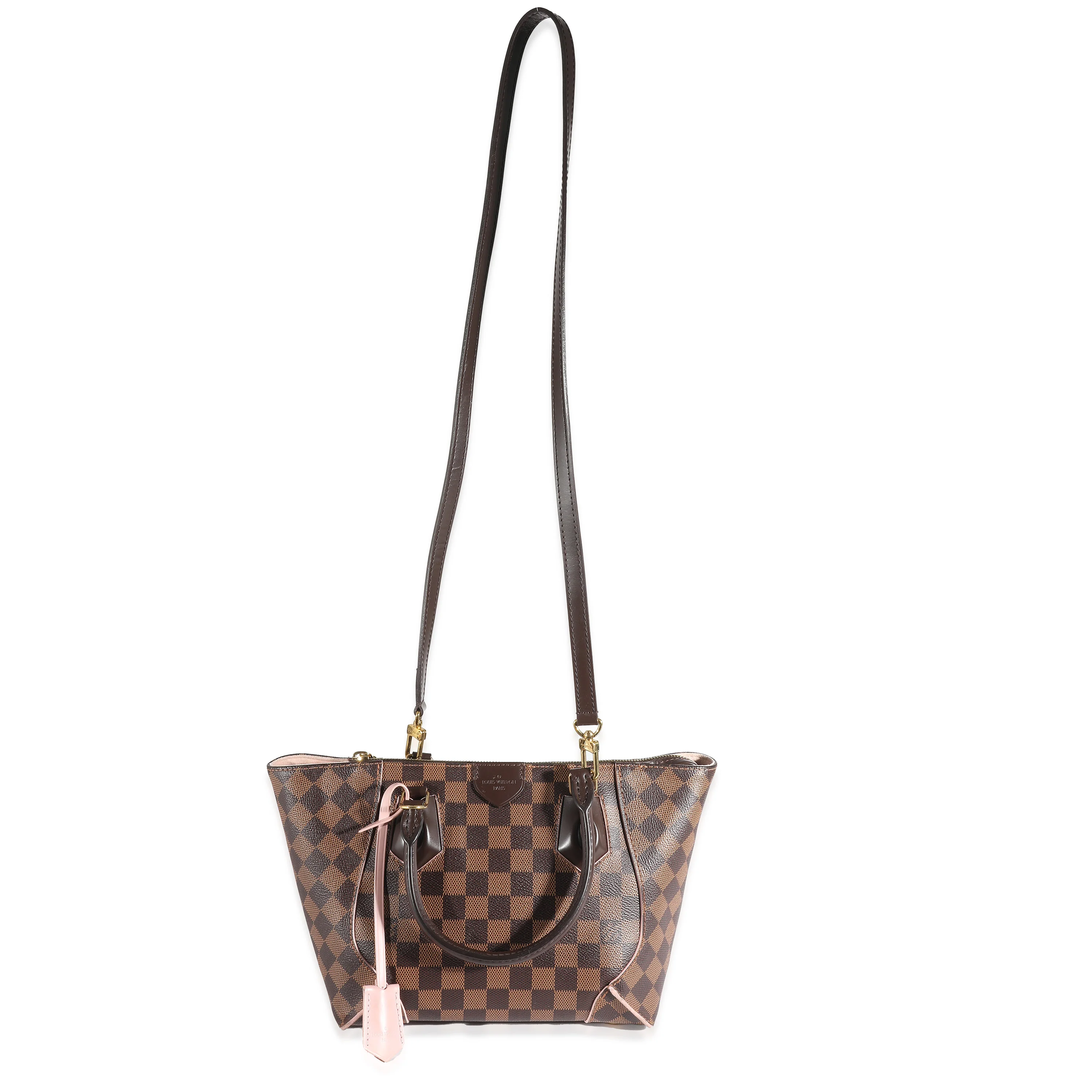 Louis Vuitton Rose Ballerine Damier Ebene Canvas Caissa PM - Image 7