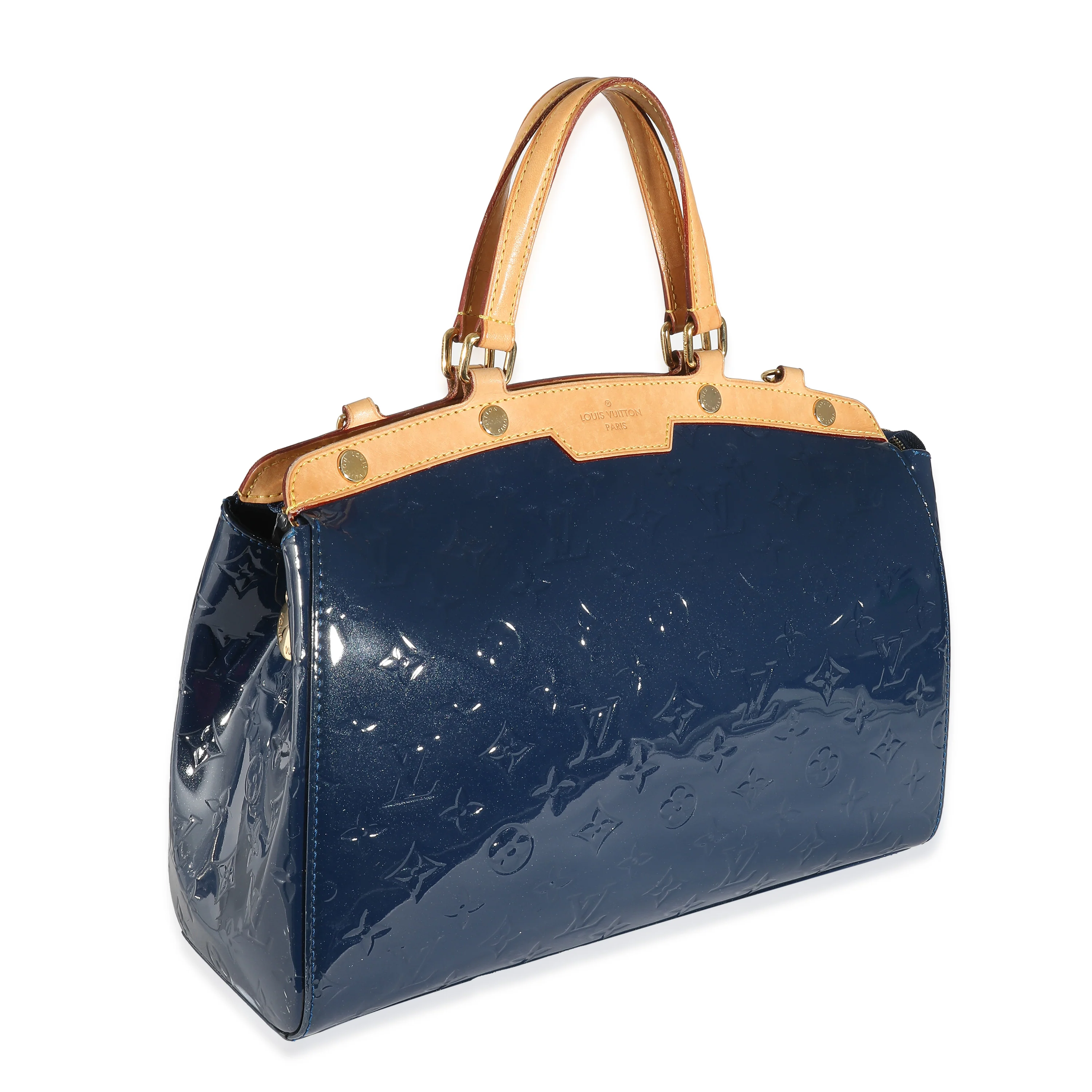 Louis Vuitton Grand Bleu Monogram Vernis Brea MM - Image 8