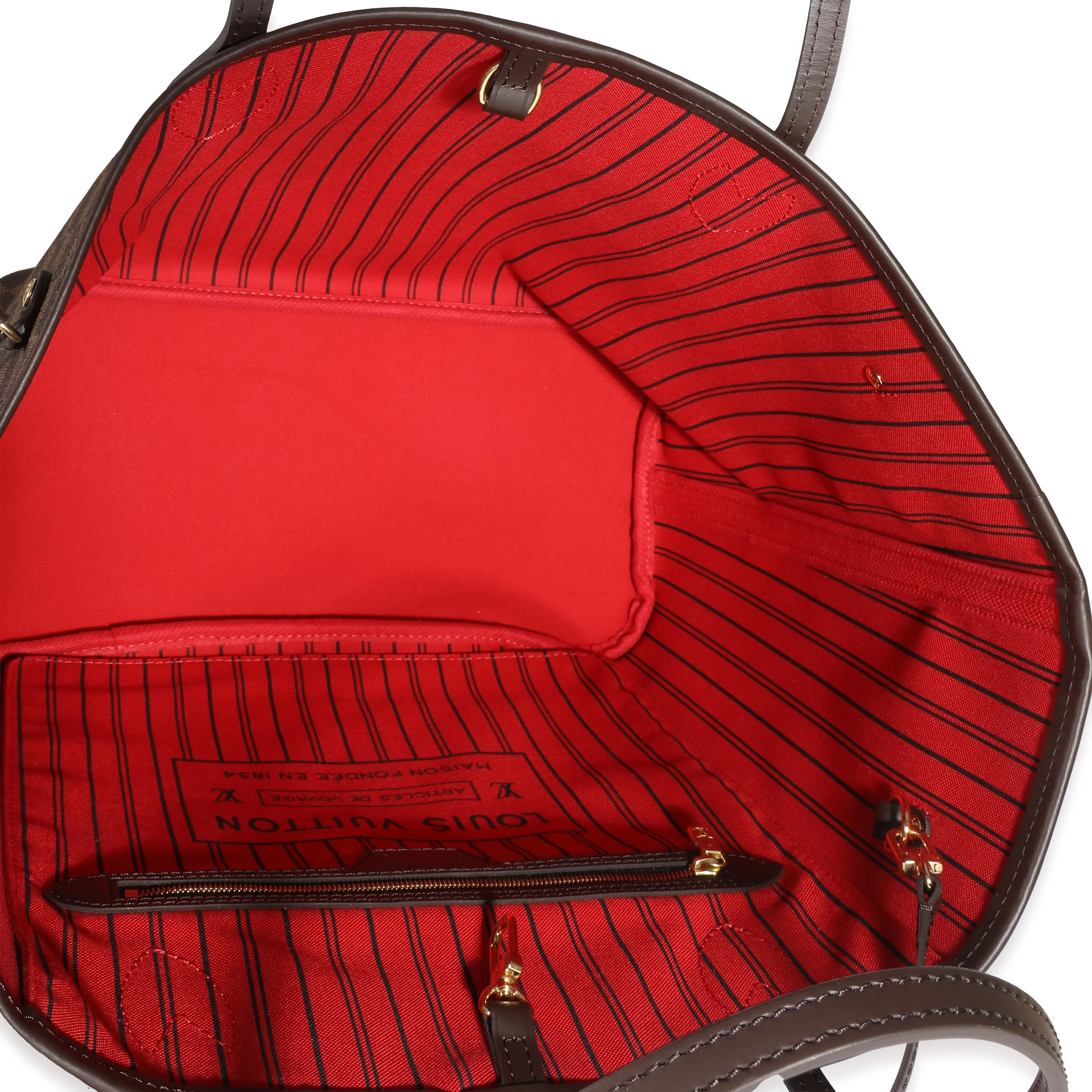 Louis Vuitton Damier Ebene Canvas Neverfull MM - Image 4