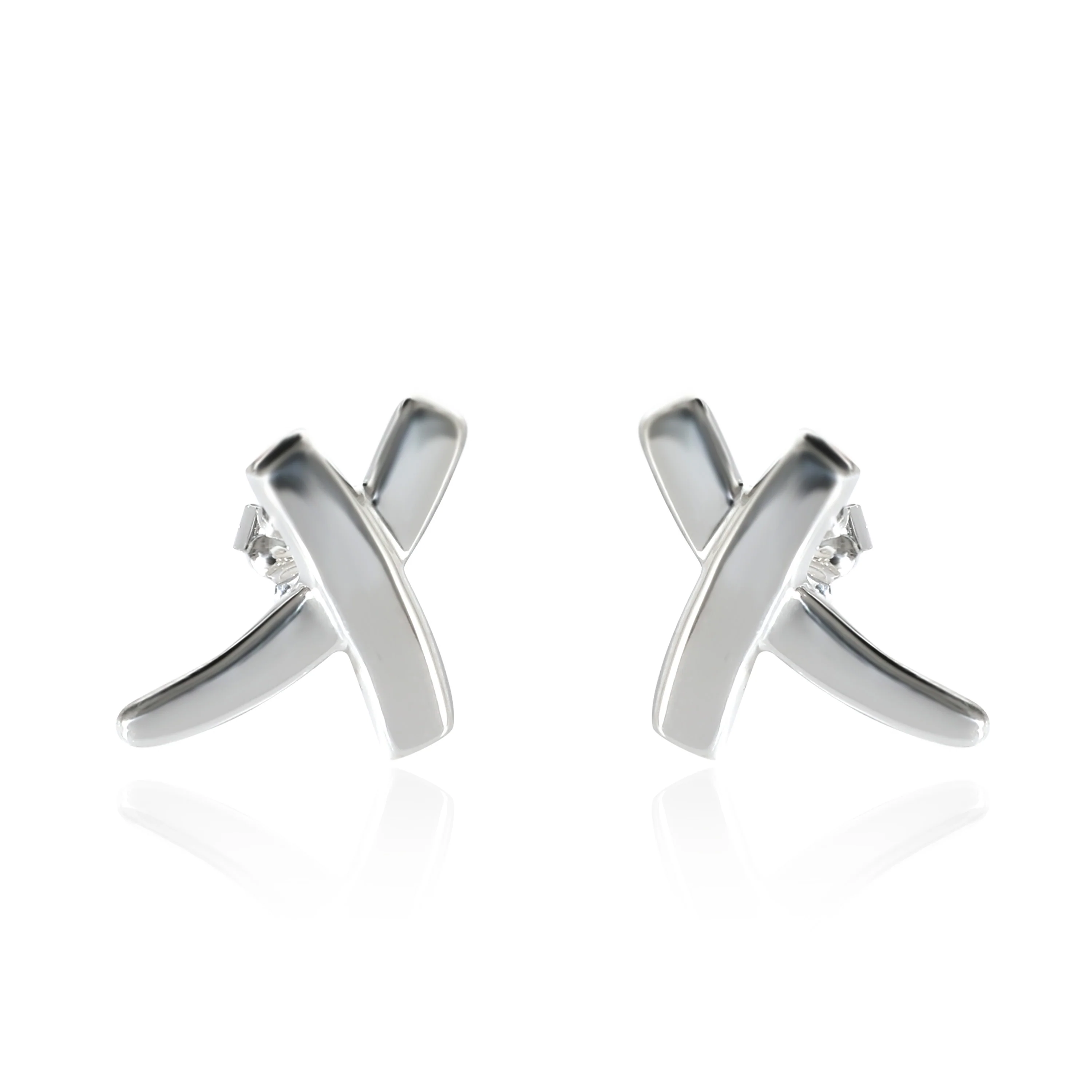 Tiffany & Co. Palomas Graffiti X 9mm Earrings in Sterling Silver
