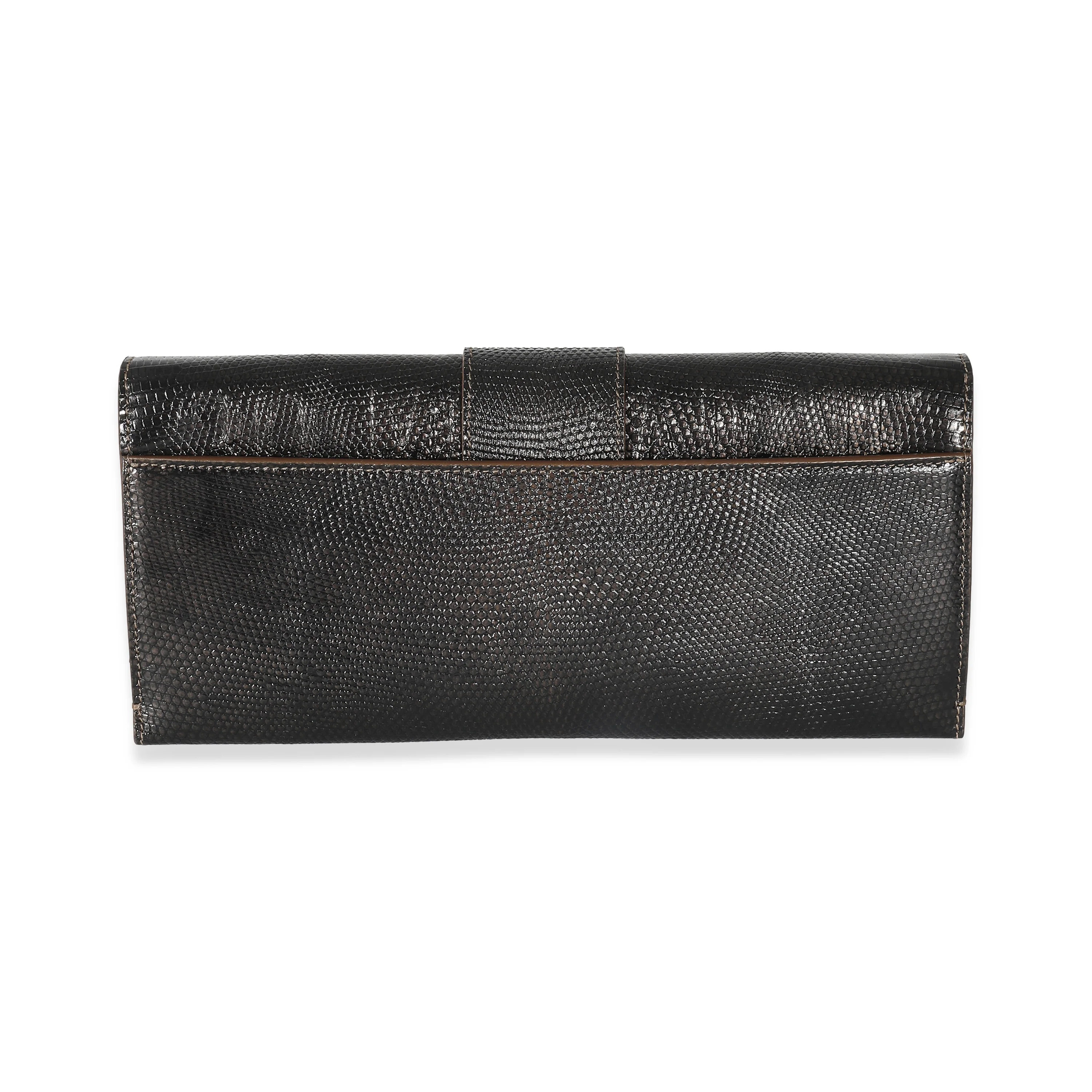 Lizard Embossed 30 Montaigne Chain Clutch - Image 5