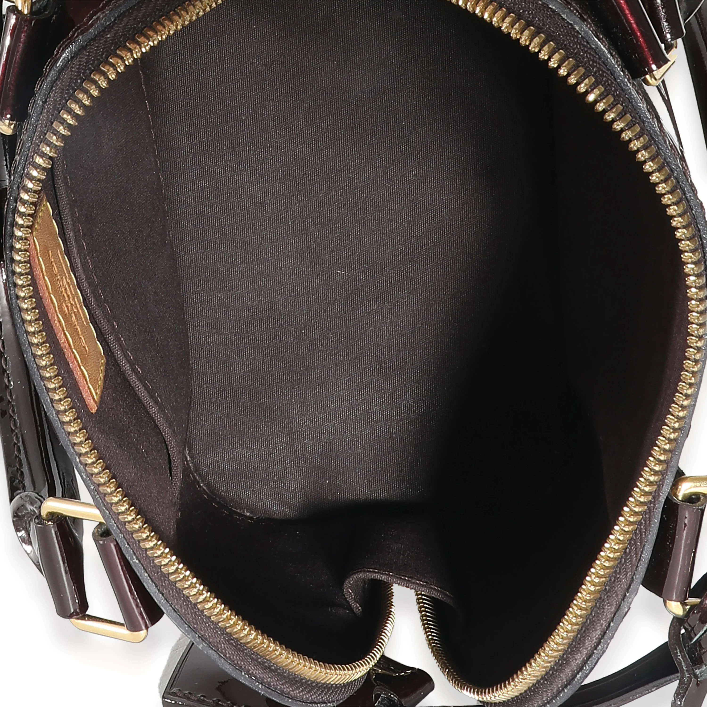Louis Vuitton Amarante Vernis Rayures Alma BB - Image 9