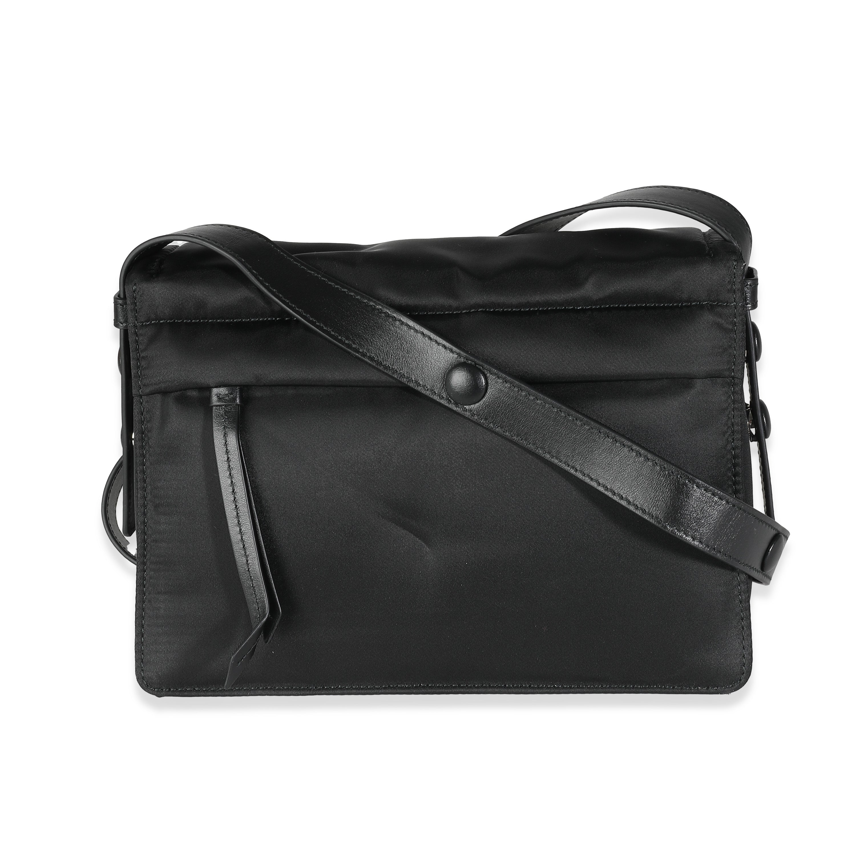 Black Small Padded Re-Nylon Shoulder - Image 3