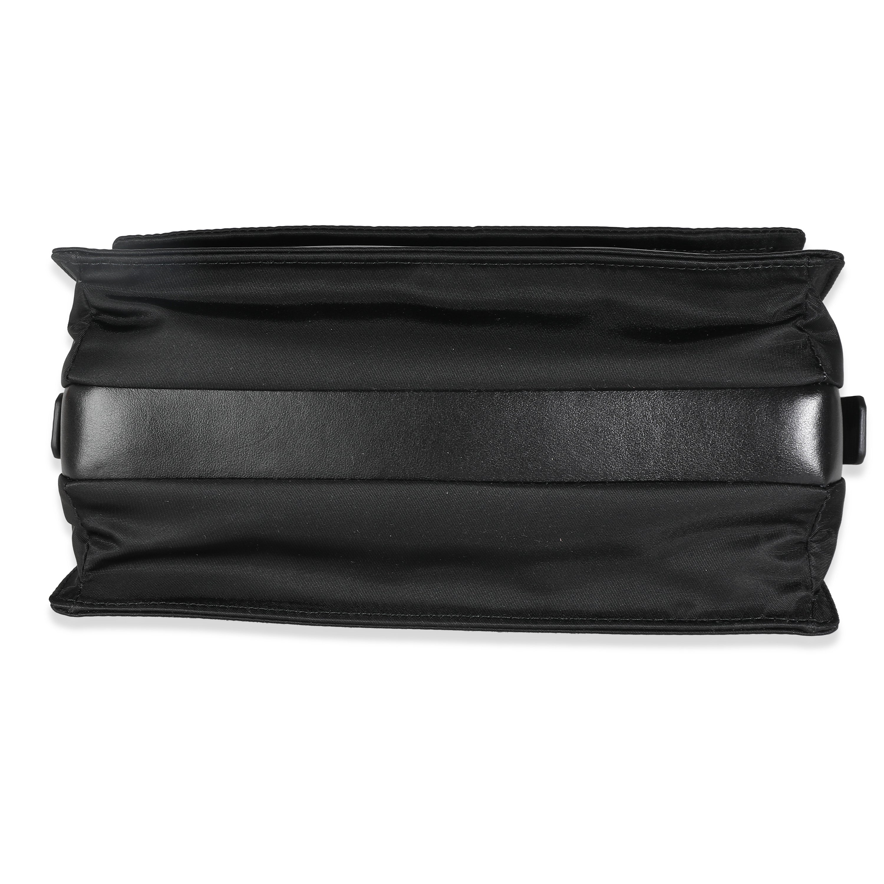 Black Small Padded Re-Nylon Shoulder - Image 5