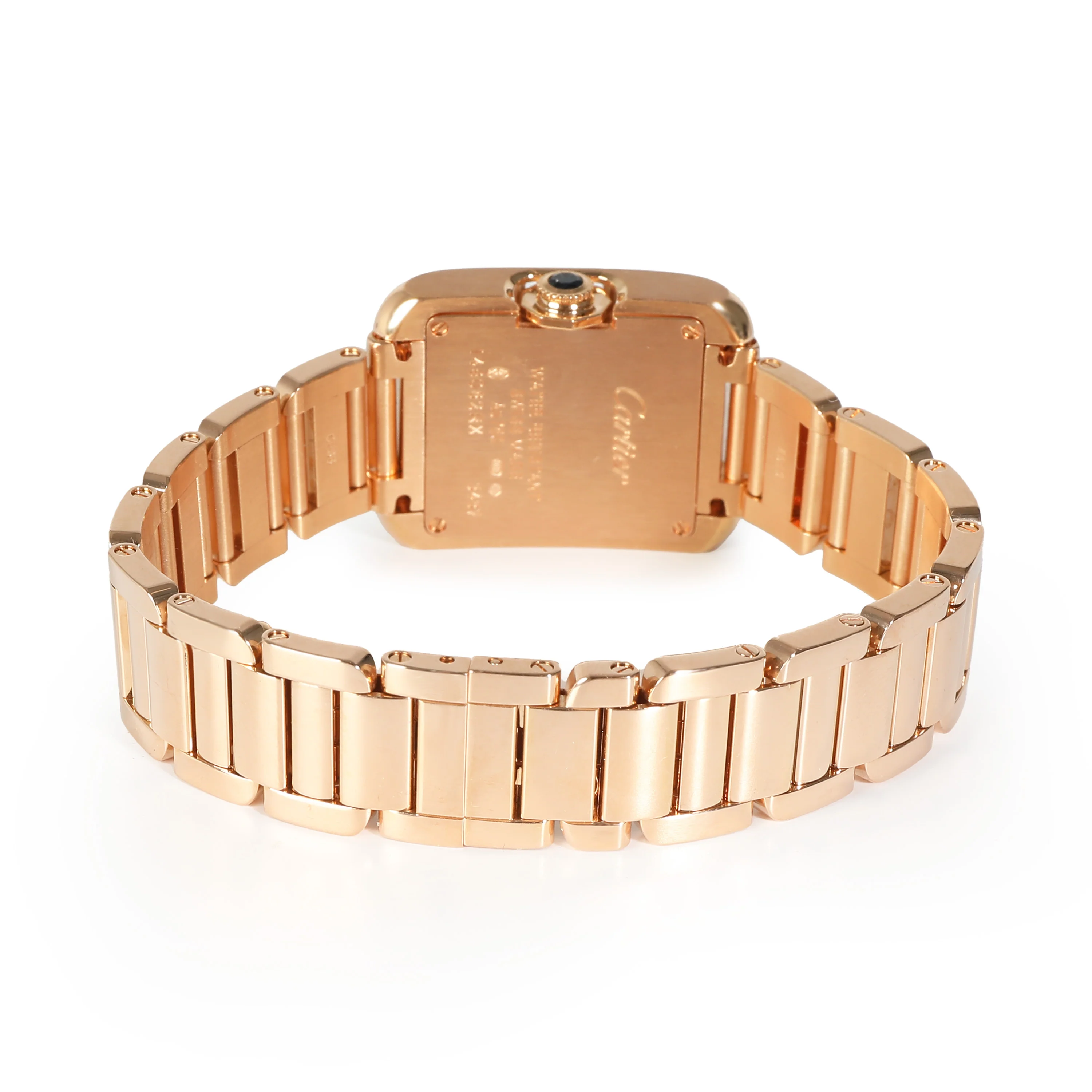 Tank Anglaise de Cartier W5310013 Womens Watch in Rose Gold - Image 4