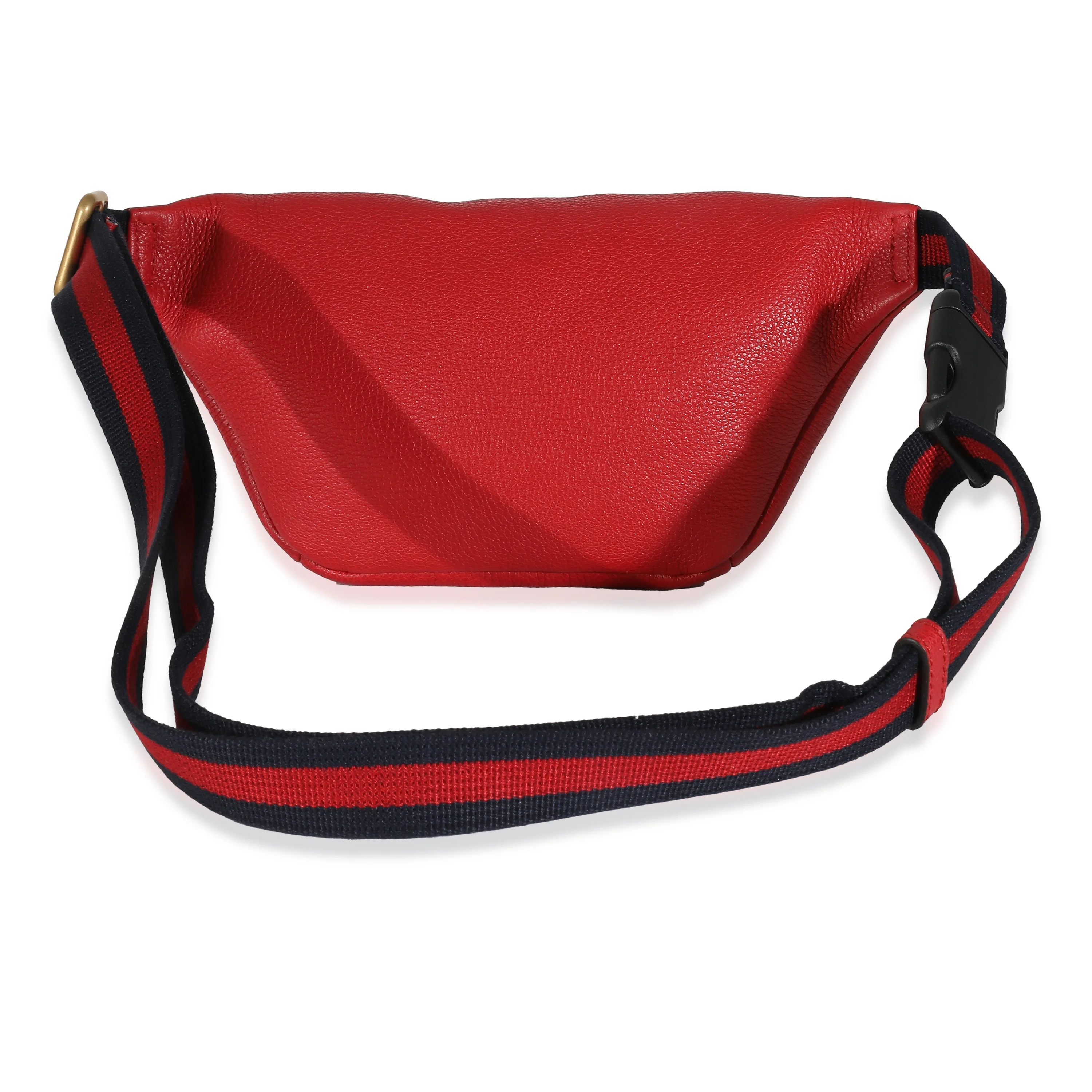 Gucci Red Leather Gucci Logo Bumbag - Image 3