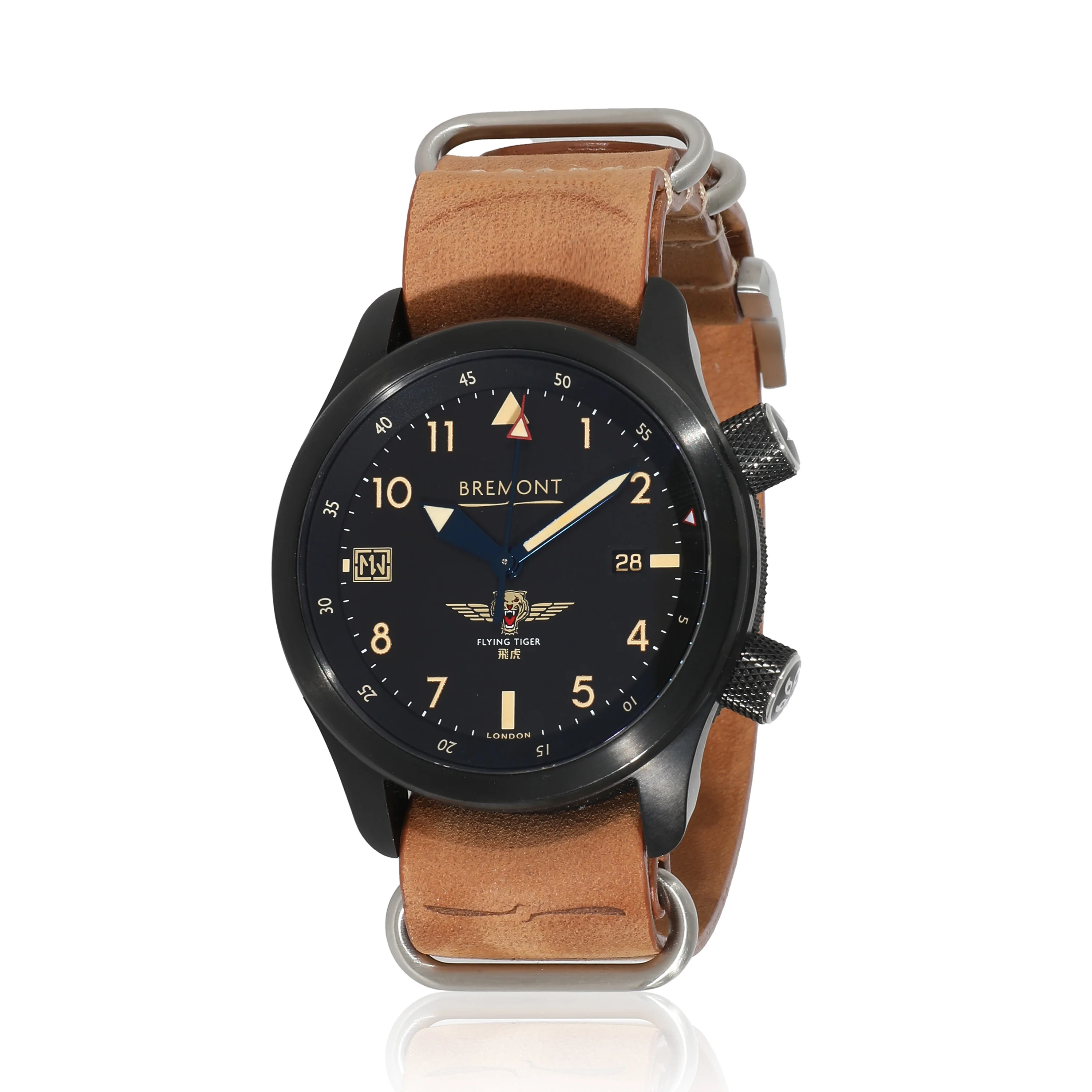 Bremont MWII Flying Tiger U2-51-MICHAEL-WONG-R-S Mens Watch in  DLC