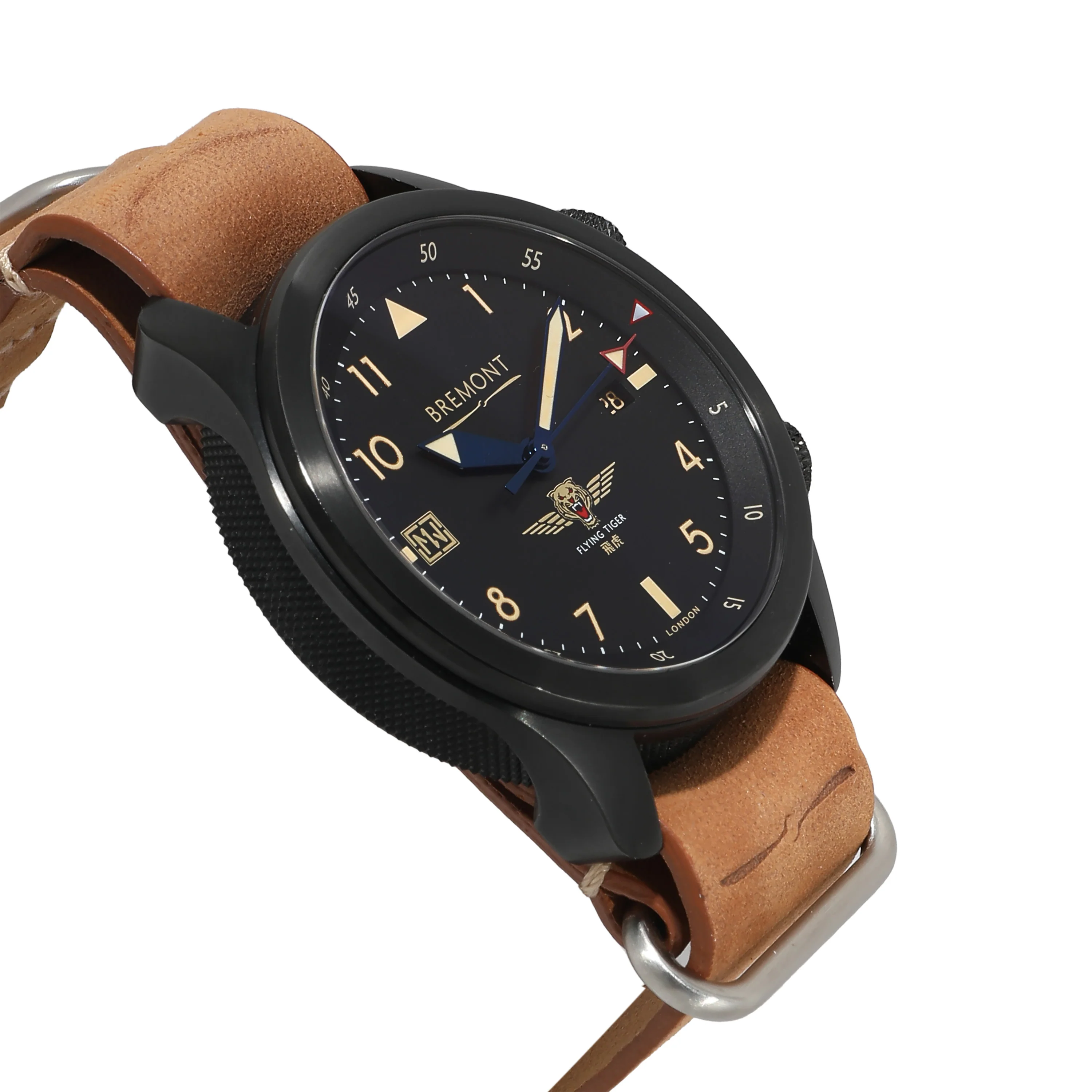 Bremont MWII Flying Tiger U2-51-MICHAEL-WONG-R-S Mens Watch in  DLC - Image 2