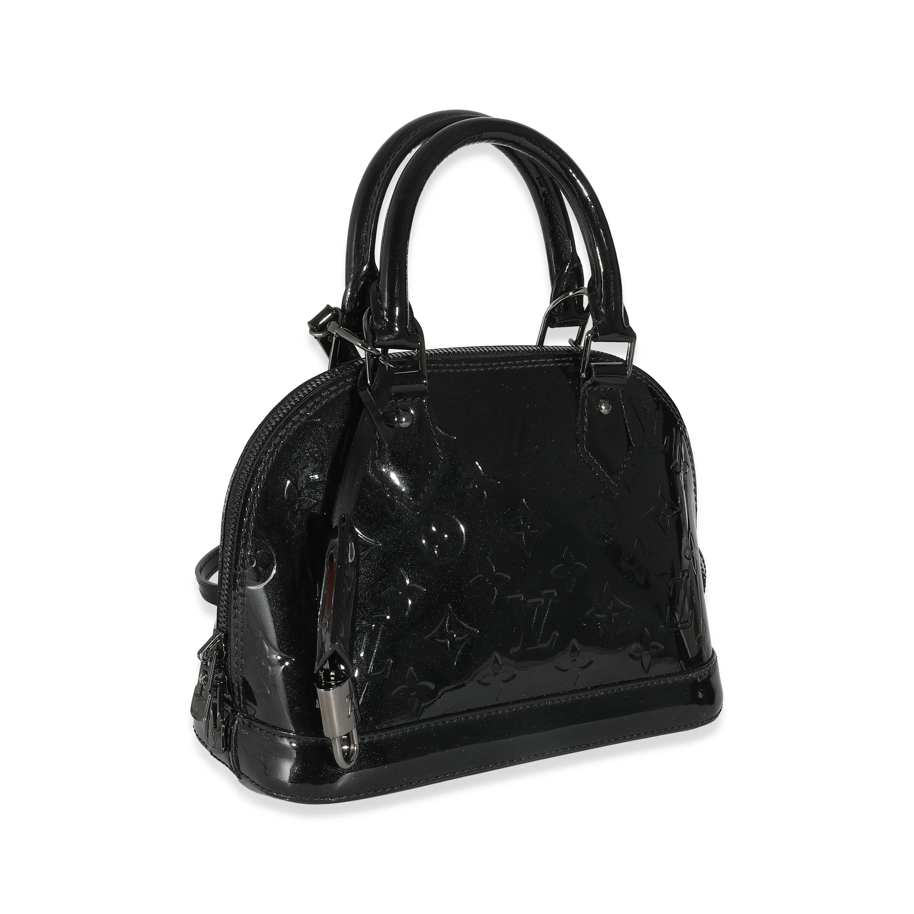 Louis Vuitton Black Magnetique Monogram Vernis Alma BB - Image 3