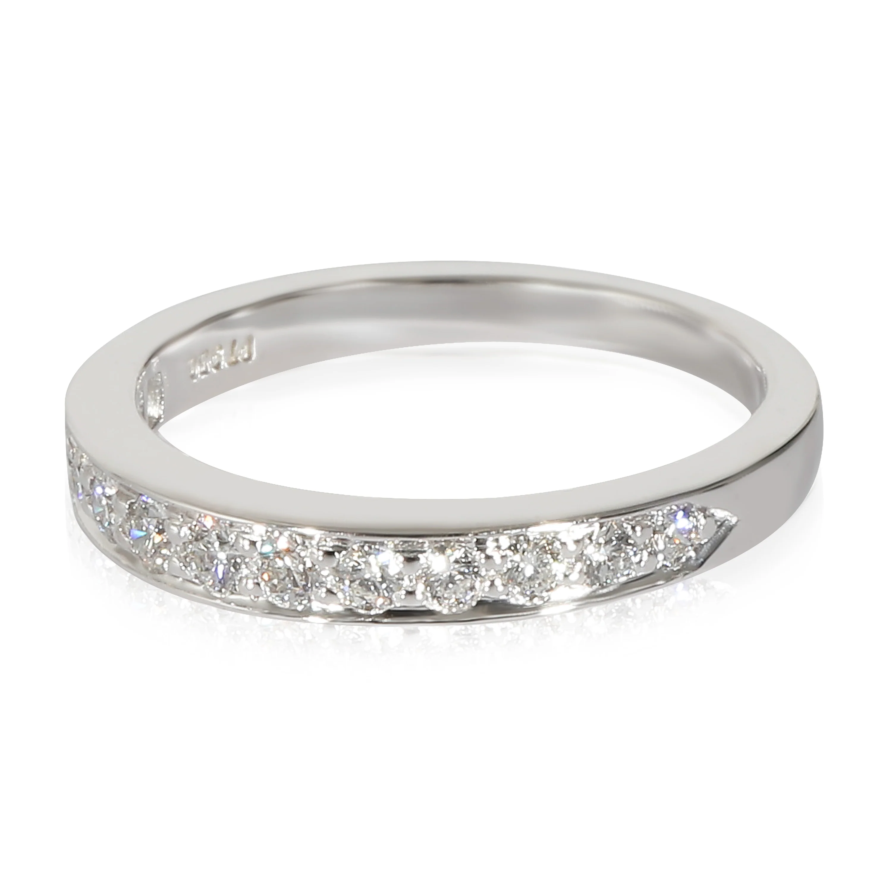 Novo Diamond Wedding Band in Platinum 0.15 CTW - Image 2