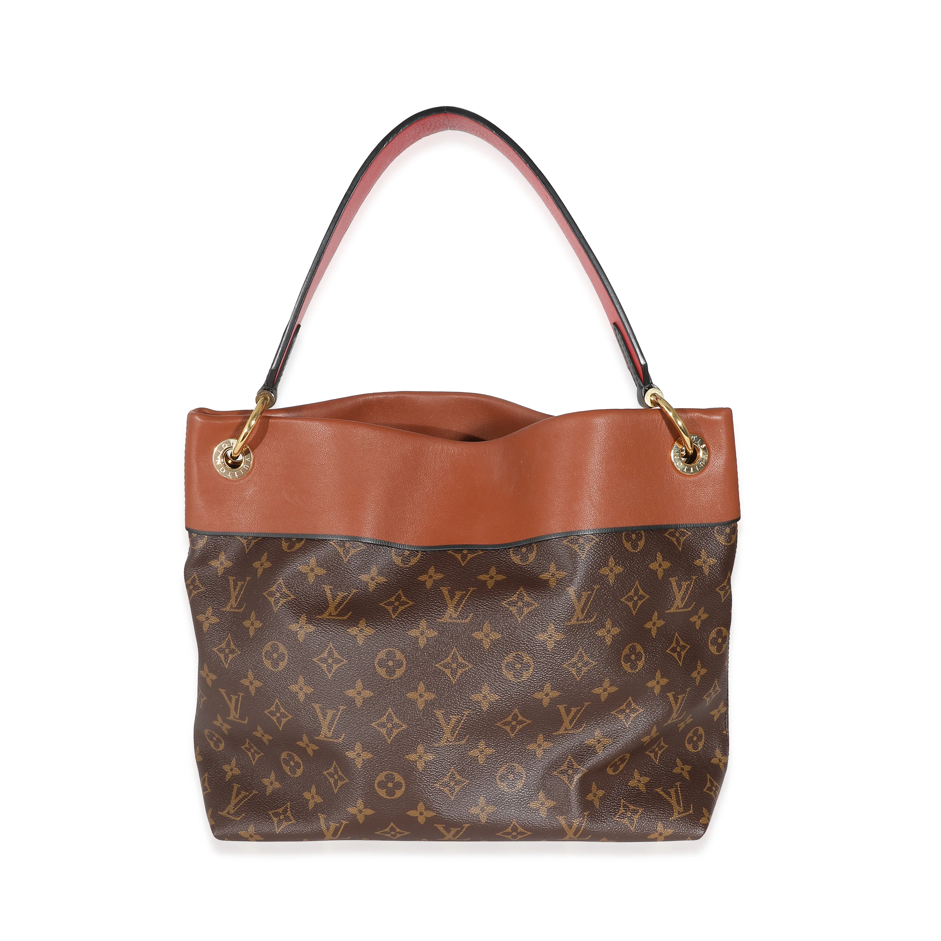 Louis Vuitton Caramel Rouge Monogram Canvas Tuileries Besace - Image 7