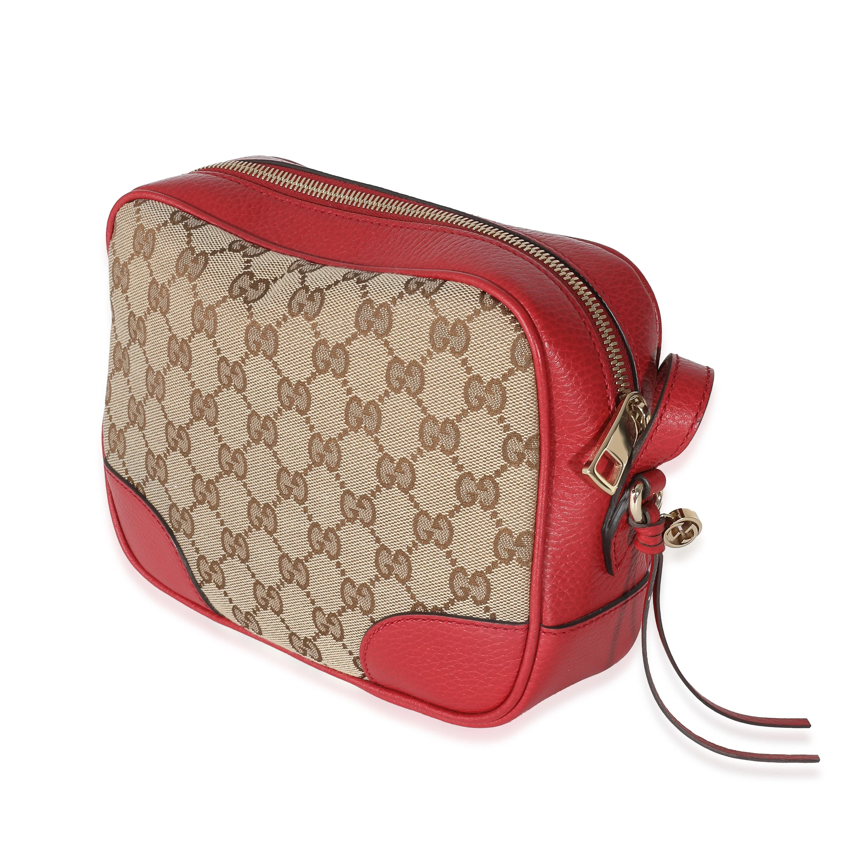 Gucci Red GG Canvas Bree Crossbody - Image 2