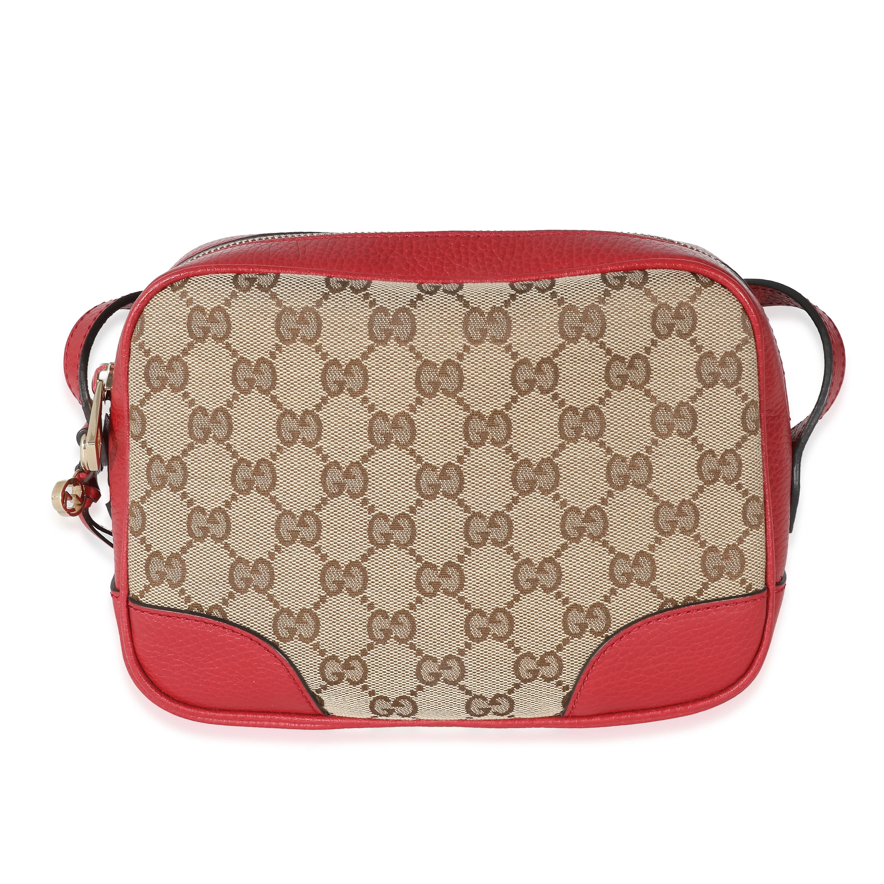 Gucci Red GG Canvas Bree Crossbody - Image 5