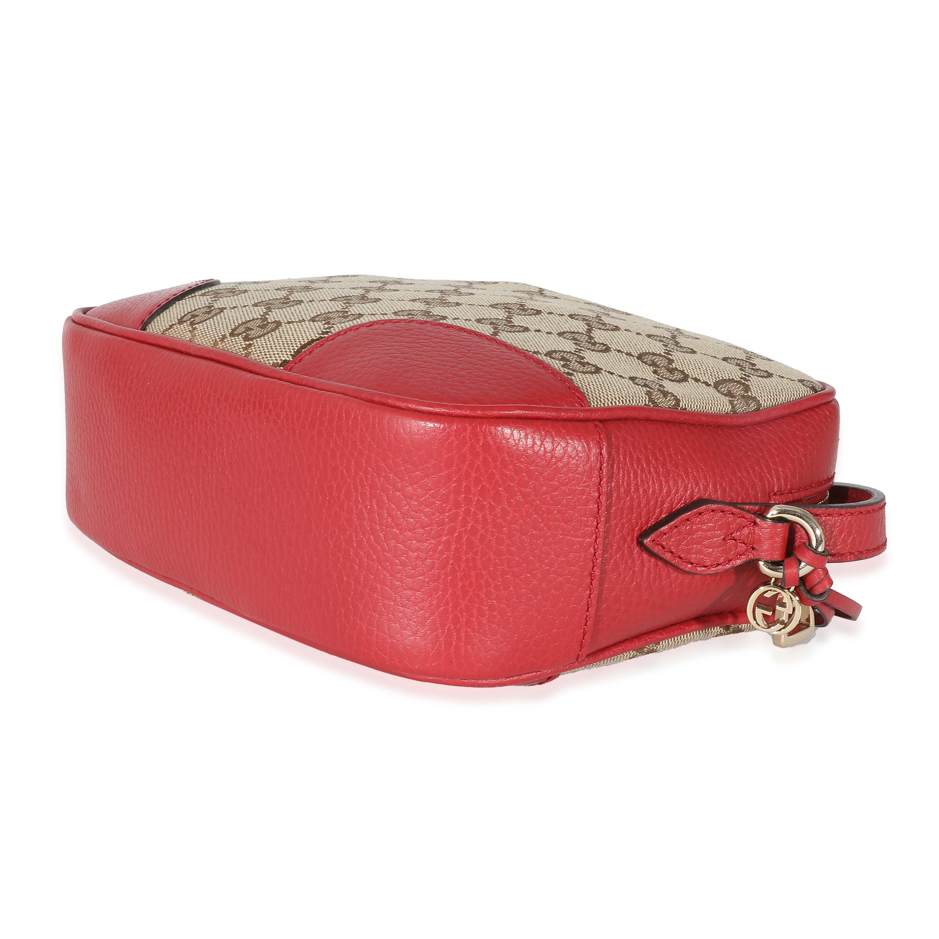 Gucci Red GG Canvas Bree Crossbody - Image 6