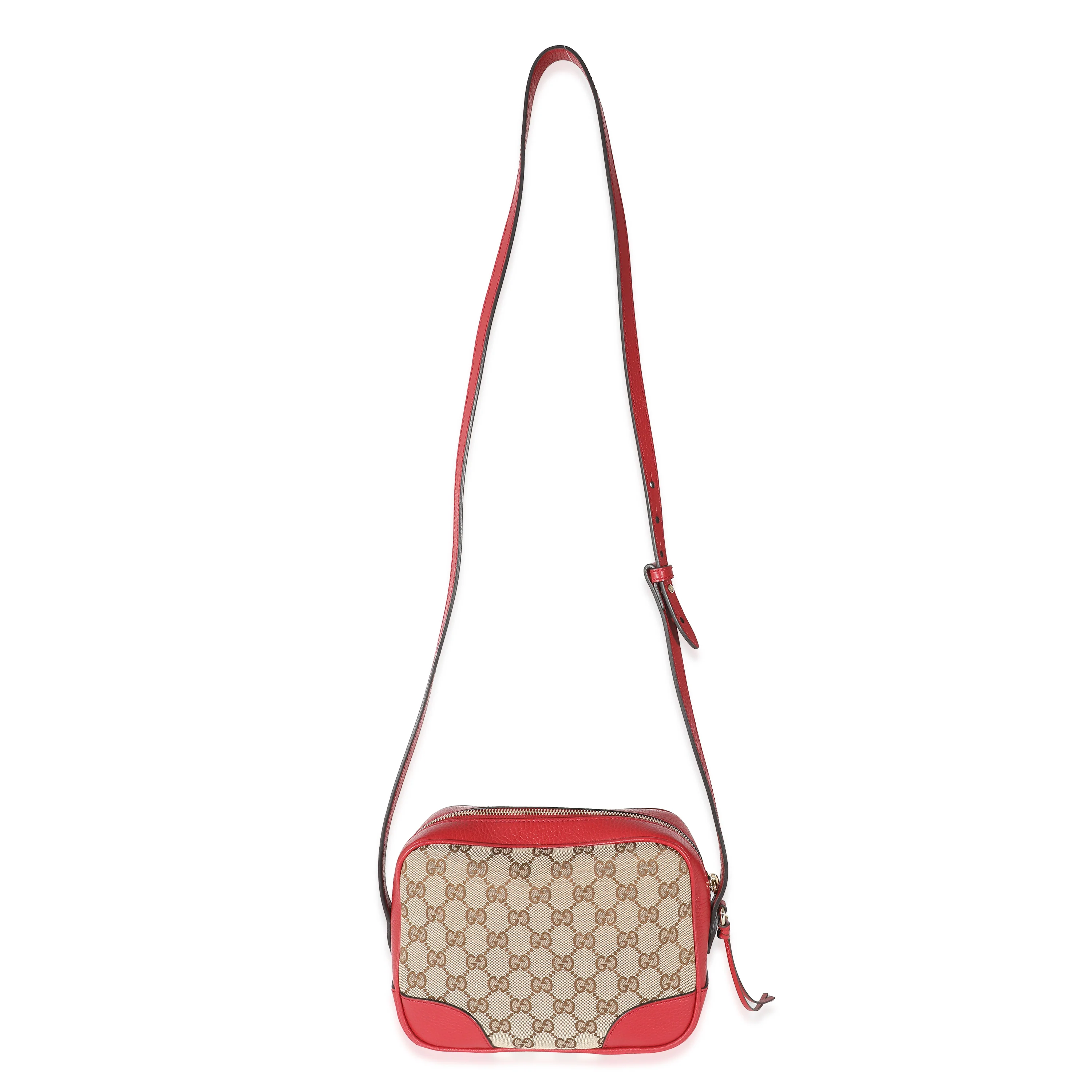 Gucci Red GG Canvas Bree Crossbody - Image 8
