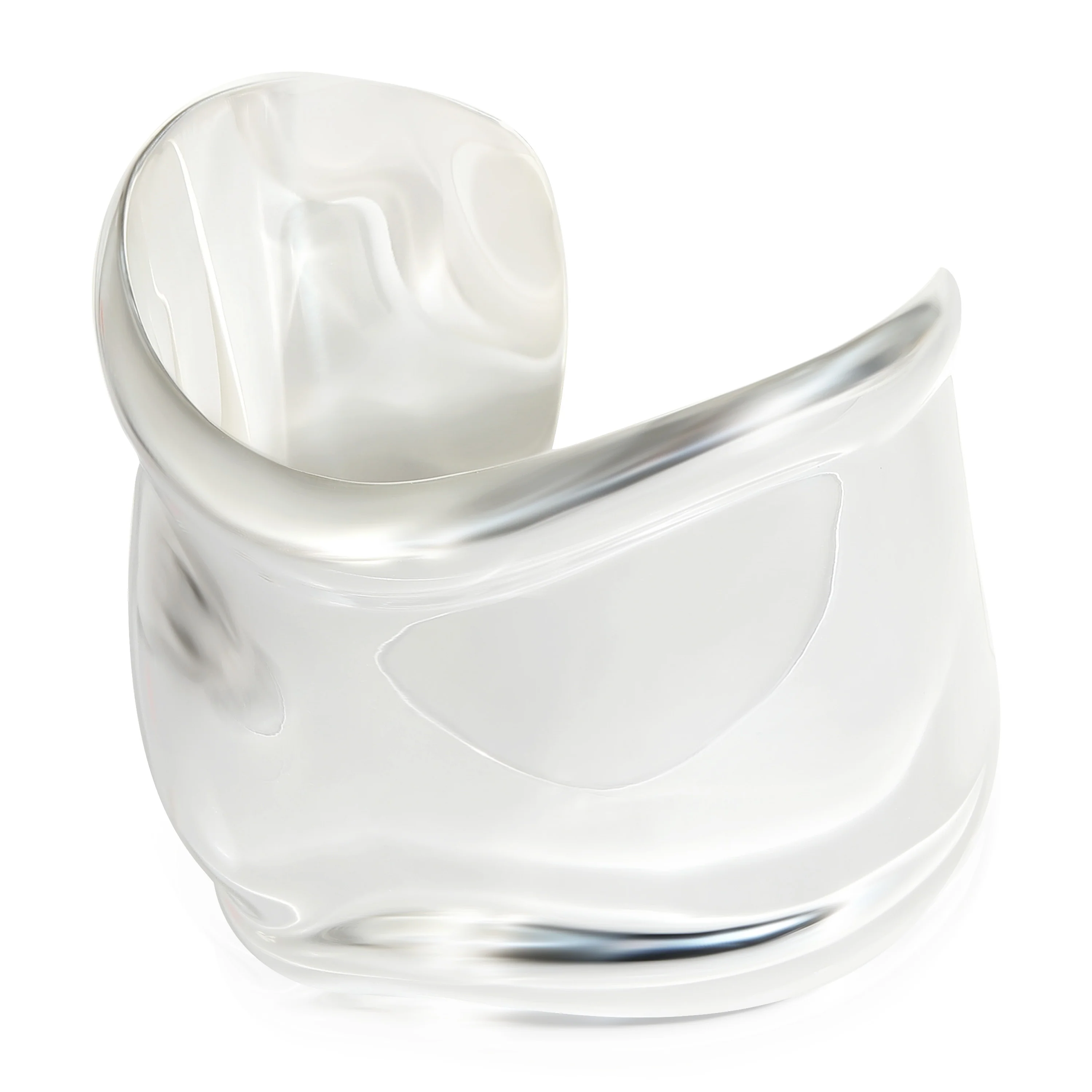 Tiffany & Co. Elsa Peretti Right Wrist Bone Cuff in Sterling Silver, Size Small - Image 2