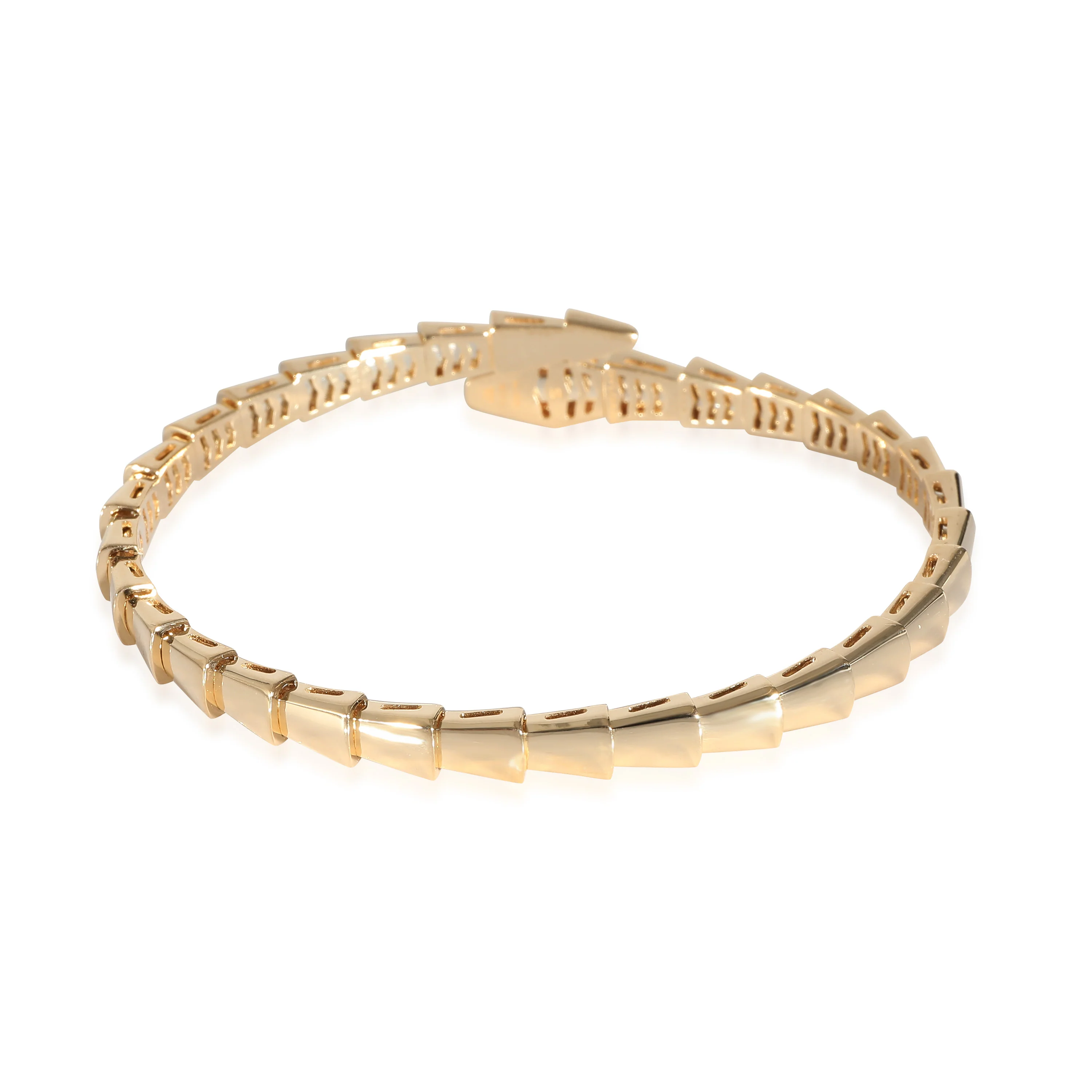BVLGARI Serpenti Diamond Bracelet in 18K Yellow Gold 0.47 CTW - Image 3