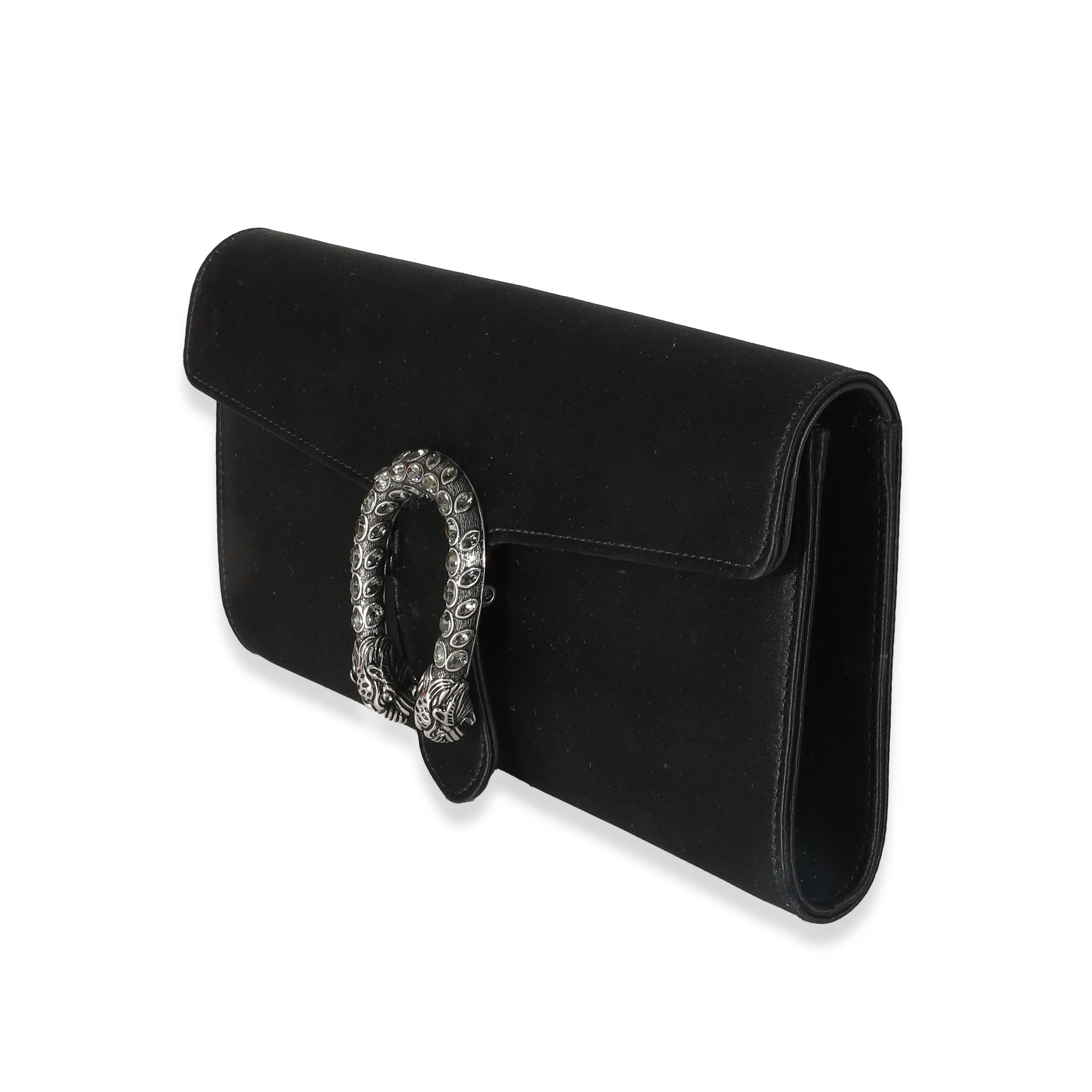 Gucci Black Satin Dionysus Clutch - Image 2
