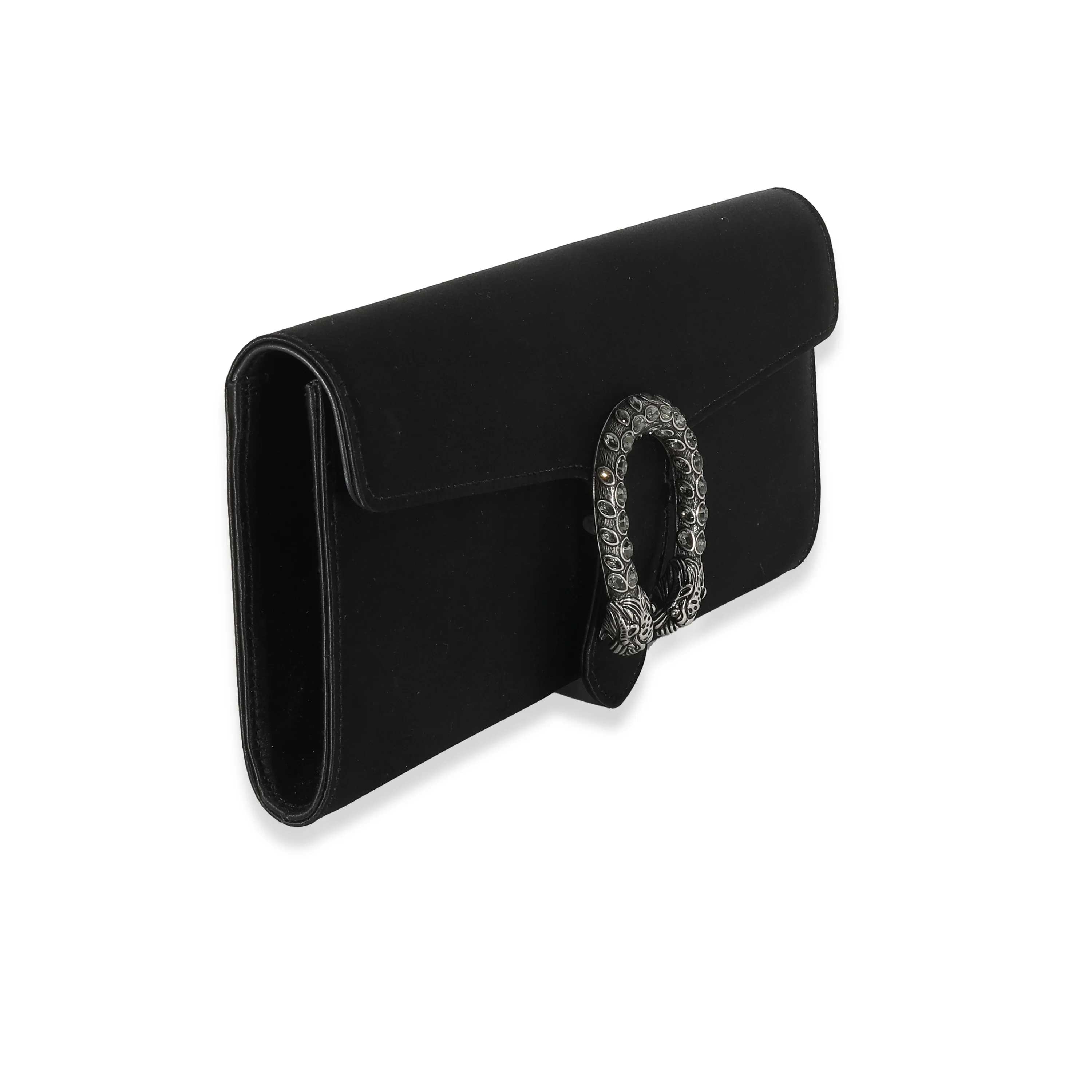 Gucci Black Satin Dionysus Clutch - Image 3