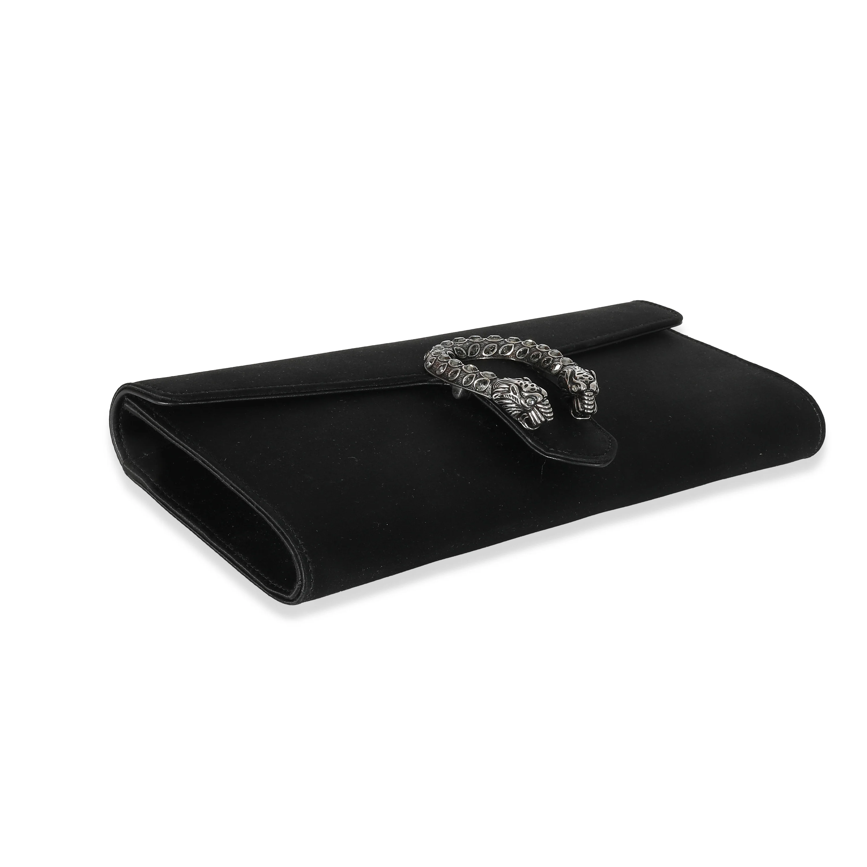 Gucci Black Satin Dionysus Clutch - Image 4