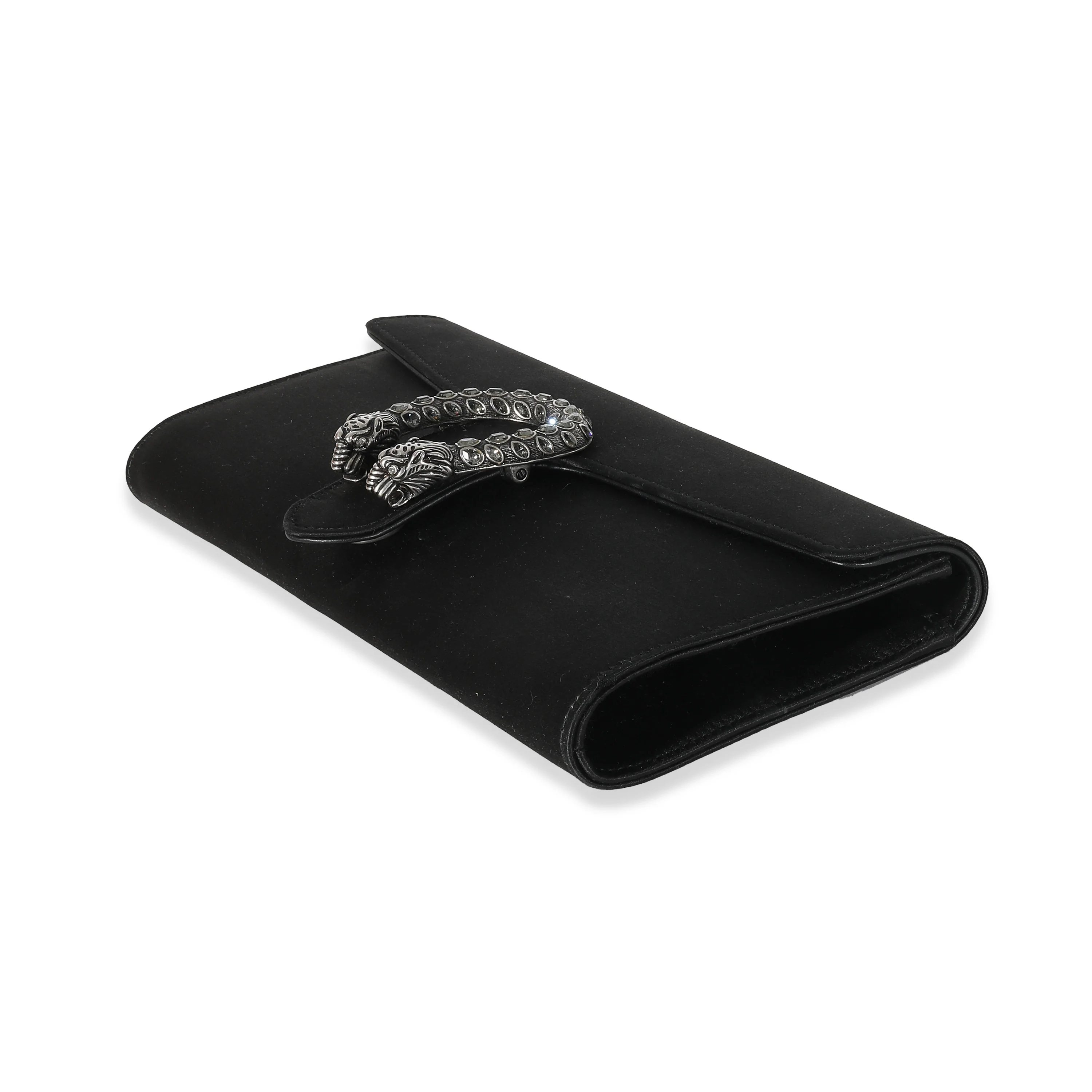 Gucci Black Satin Dionysus Clutch - Image 6