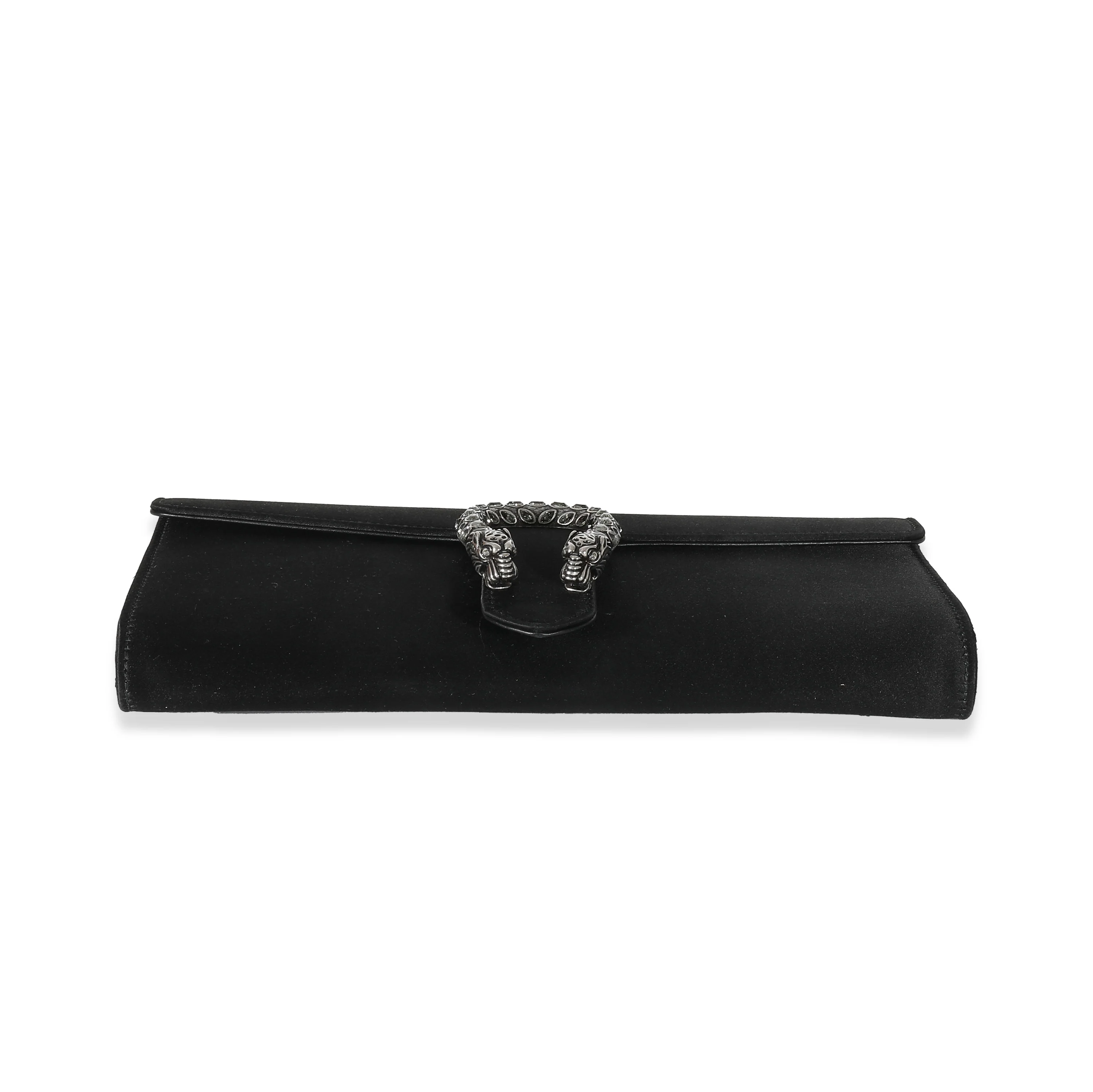 Gucci Black Satin Dionysus Clutch - Image 7