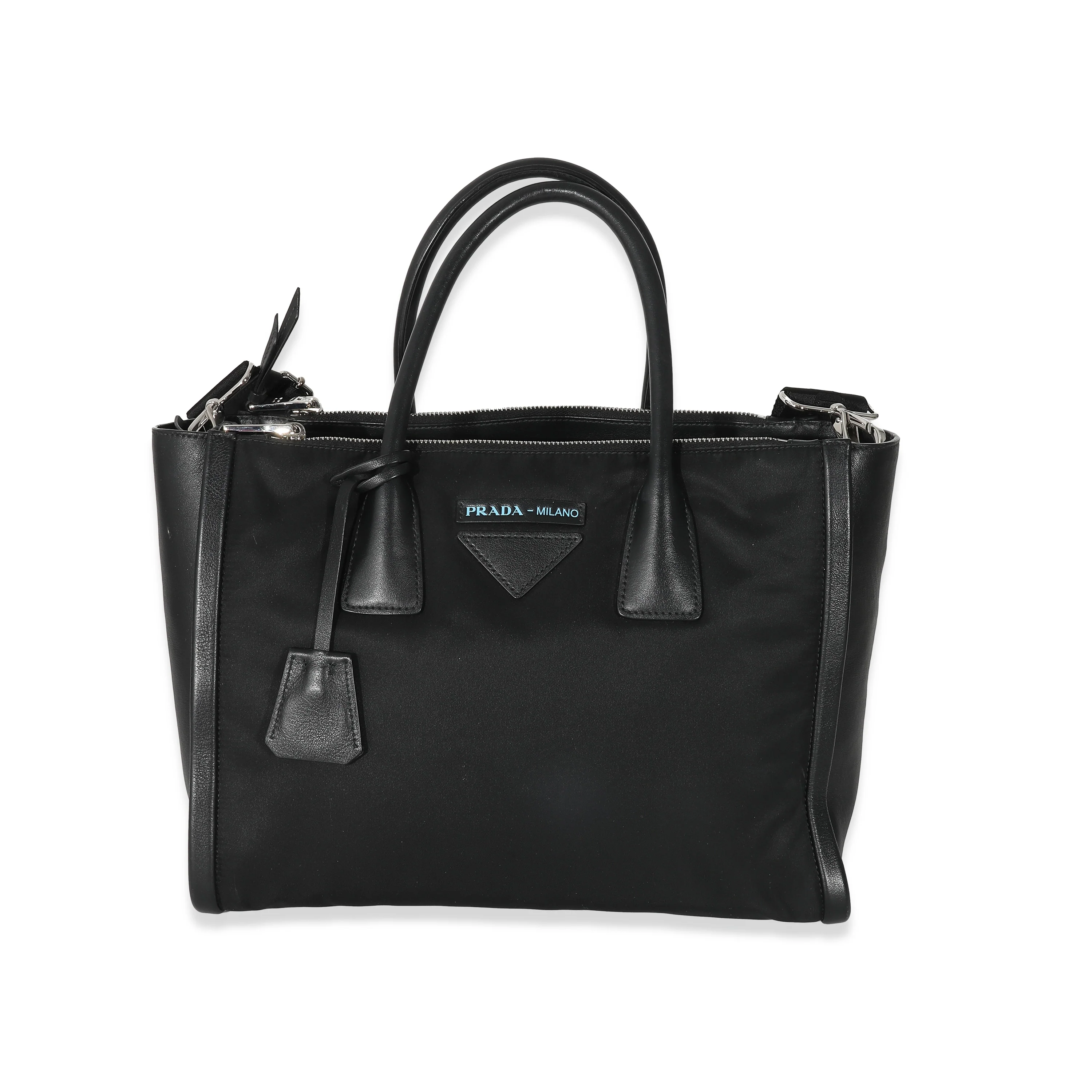 Prada Black Tessuto Nylon Grace Concept Tote