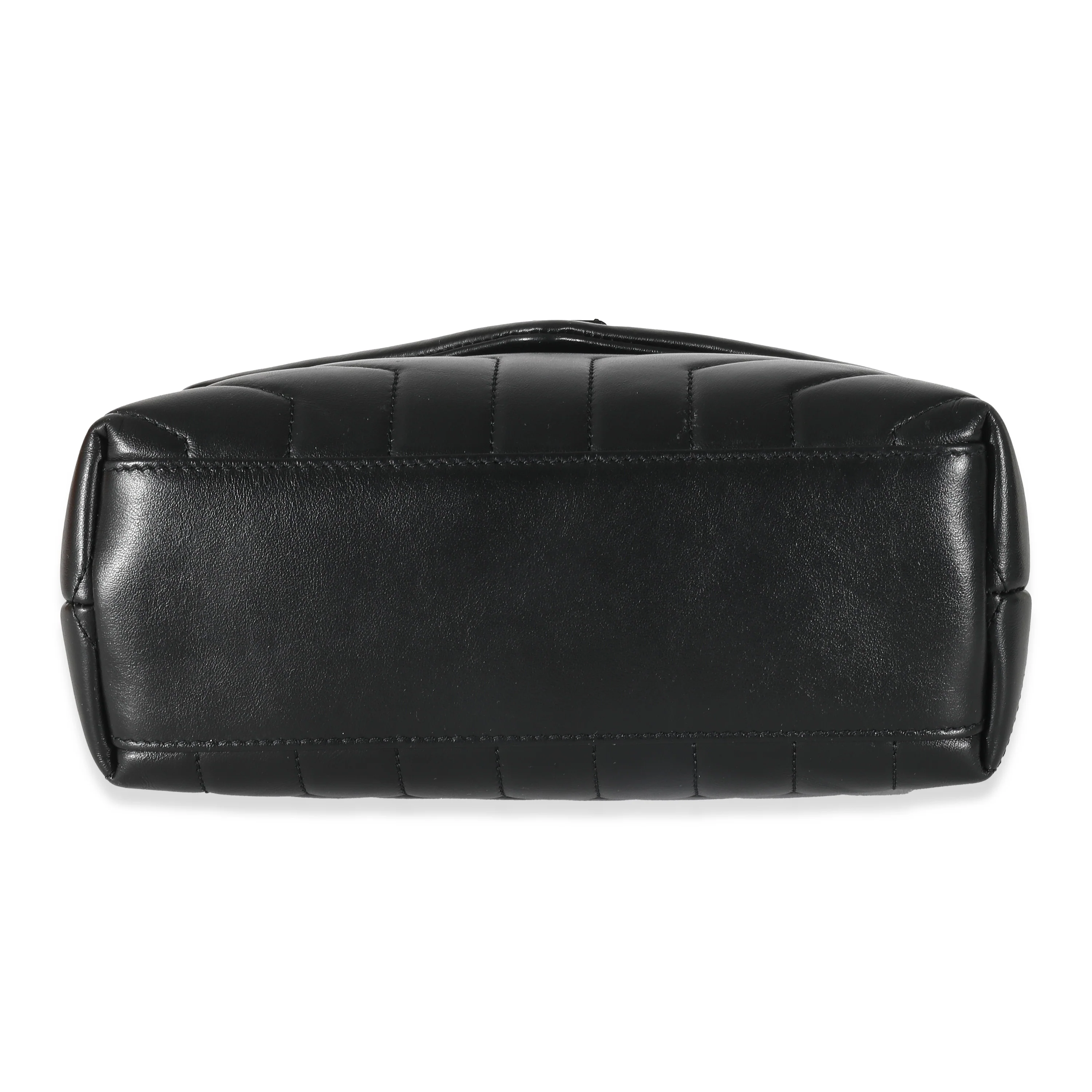 Saint Laurent Black Calfskin Y Quilted Monogram Small Loulou - Image 5