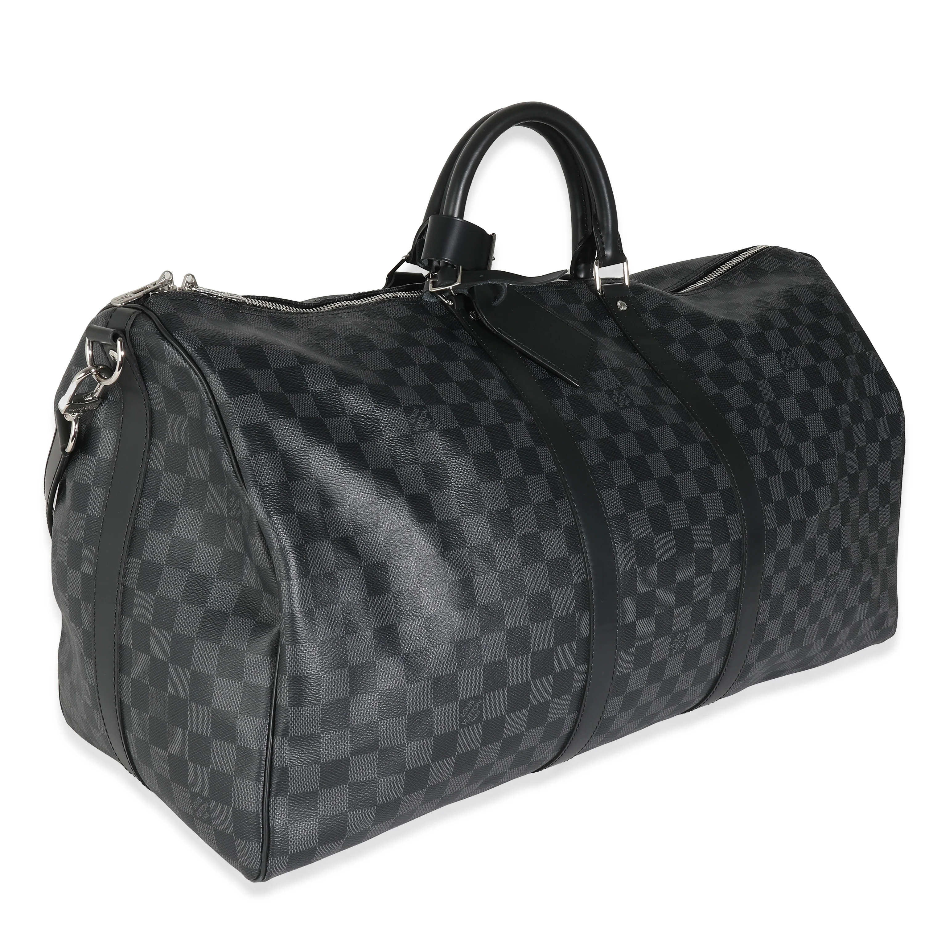 Louis Vuitton Damier Graphite Canvas Keepall Bandouliere 55 - Image 3