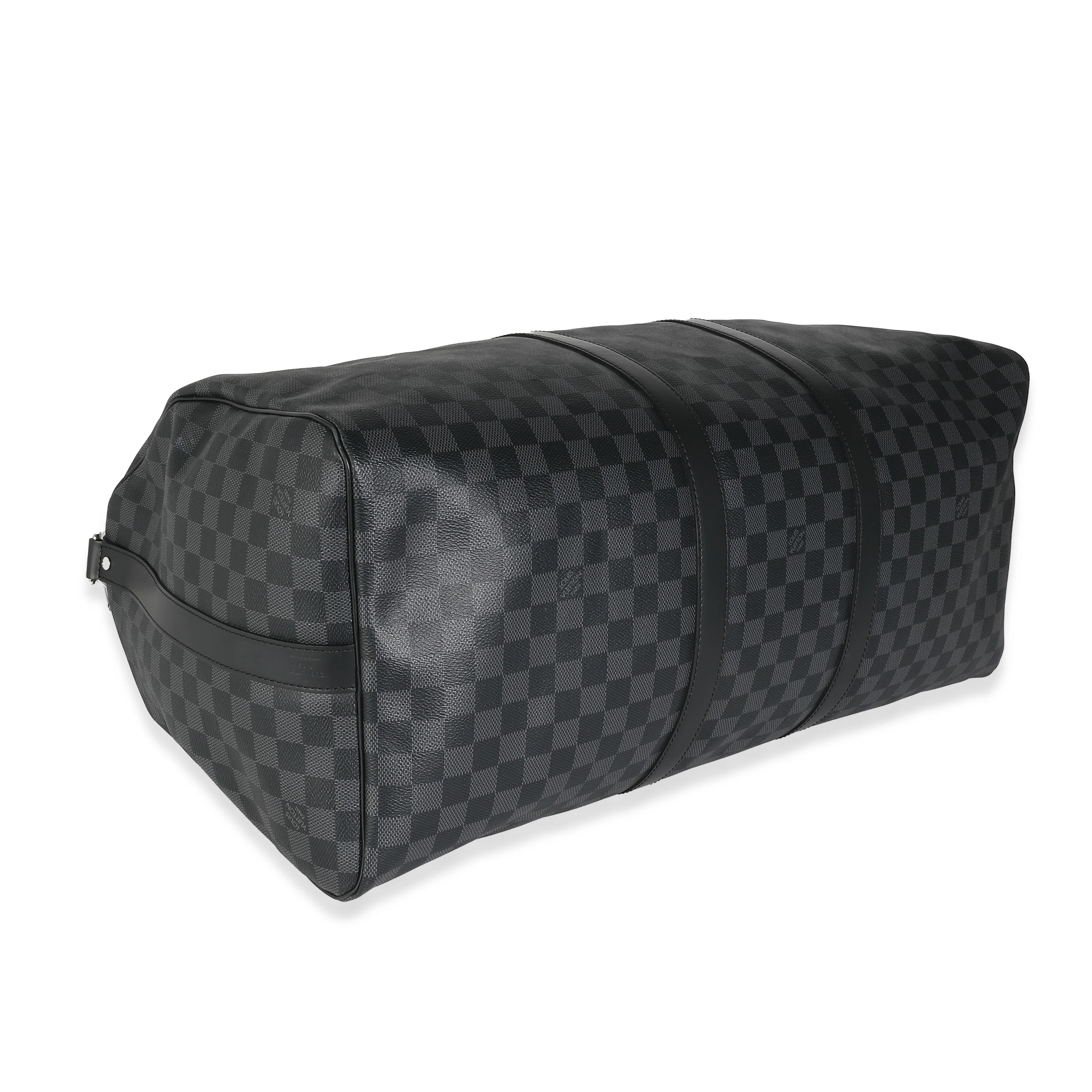 Louis Vuitton Damier Graphite Canvas Keepall Bandouliere 55 - Image 4