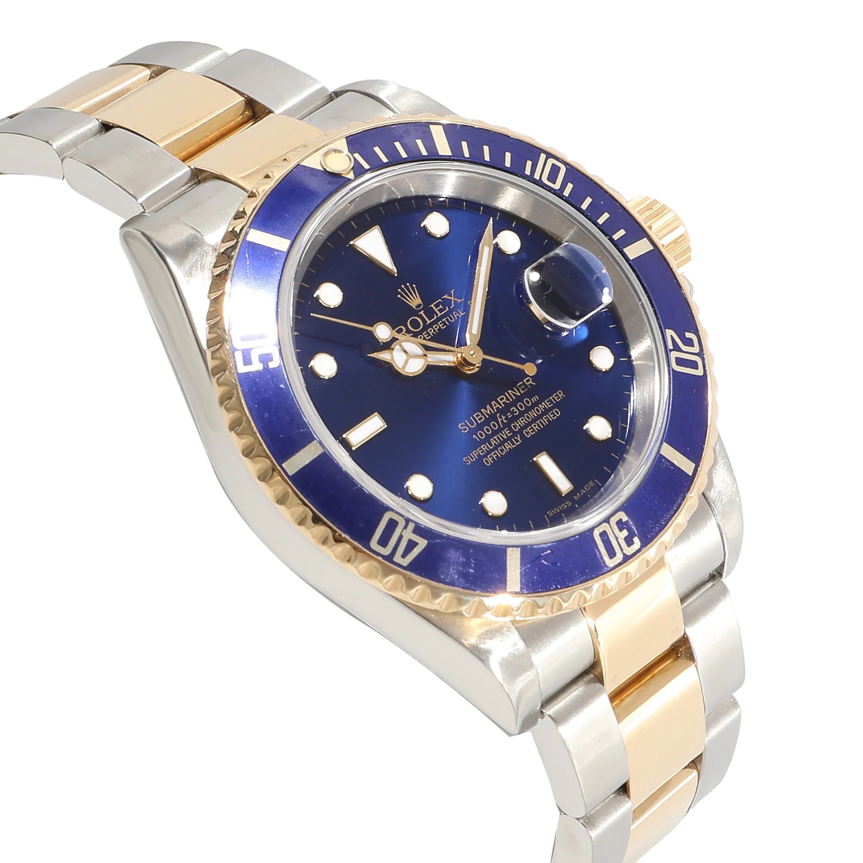 Rolex Submariner 16613 Mens Watch in 18kt Stainless Steel/Yellow Gold - Image 2