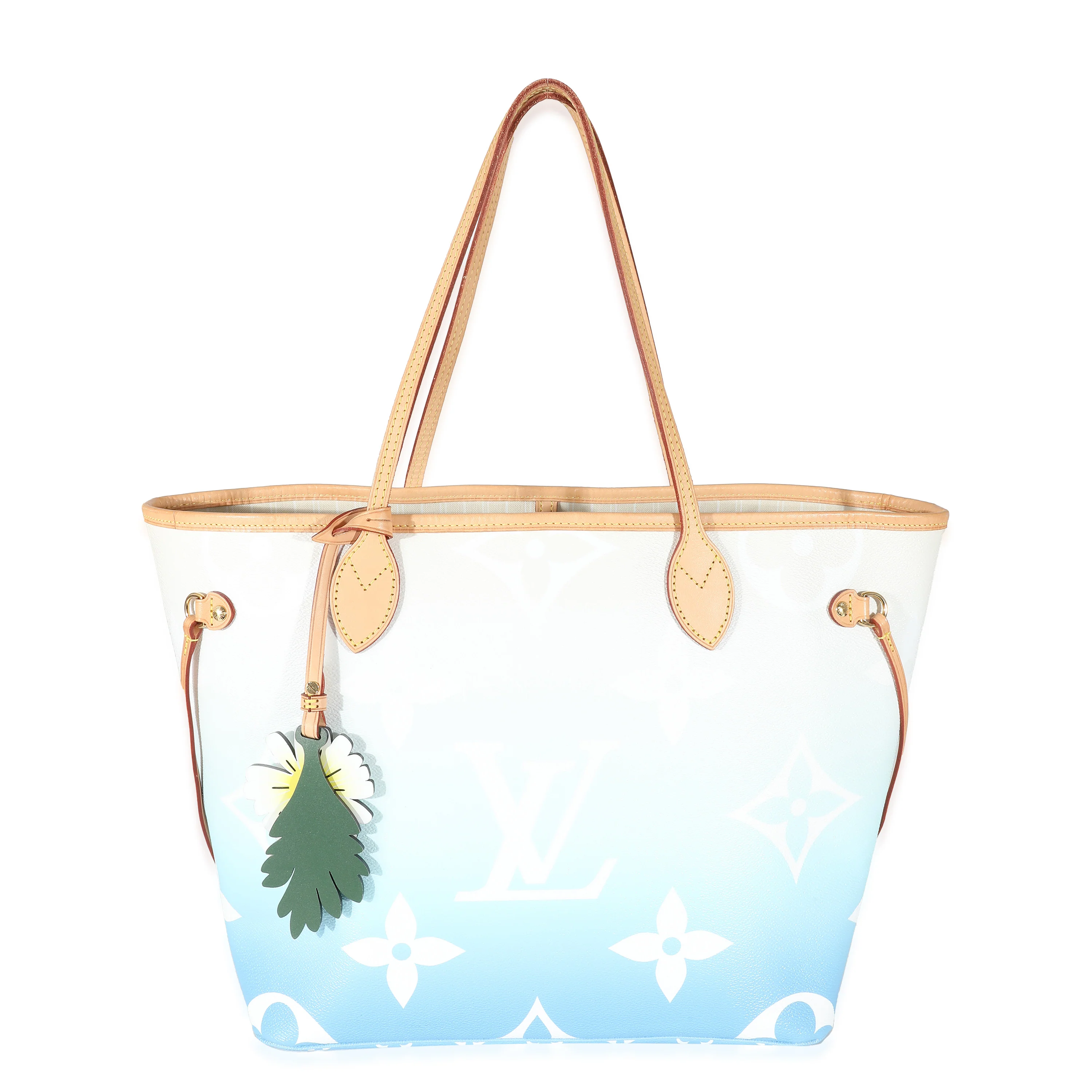 Louis Vuitton Blue Giant Monogram Canvas By The Pool Neverfull MM