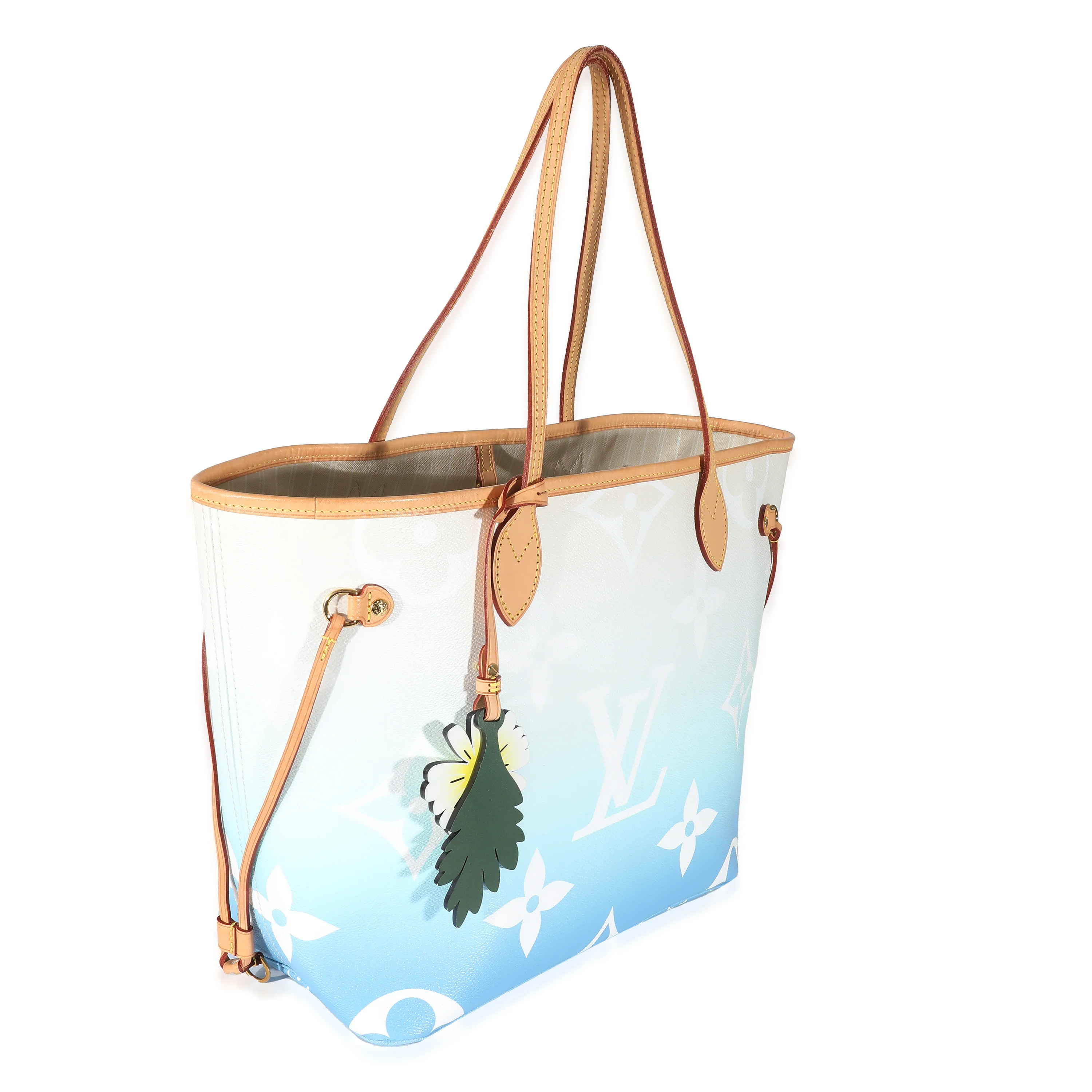 Louis Vuitton Blue Giant Monogram Canvas By The Pool Neverfull MM - Image 3