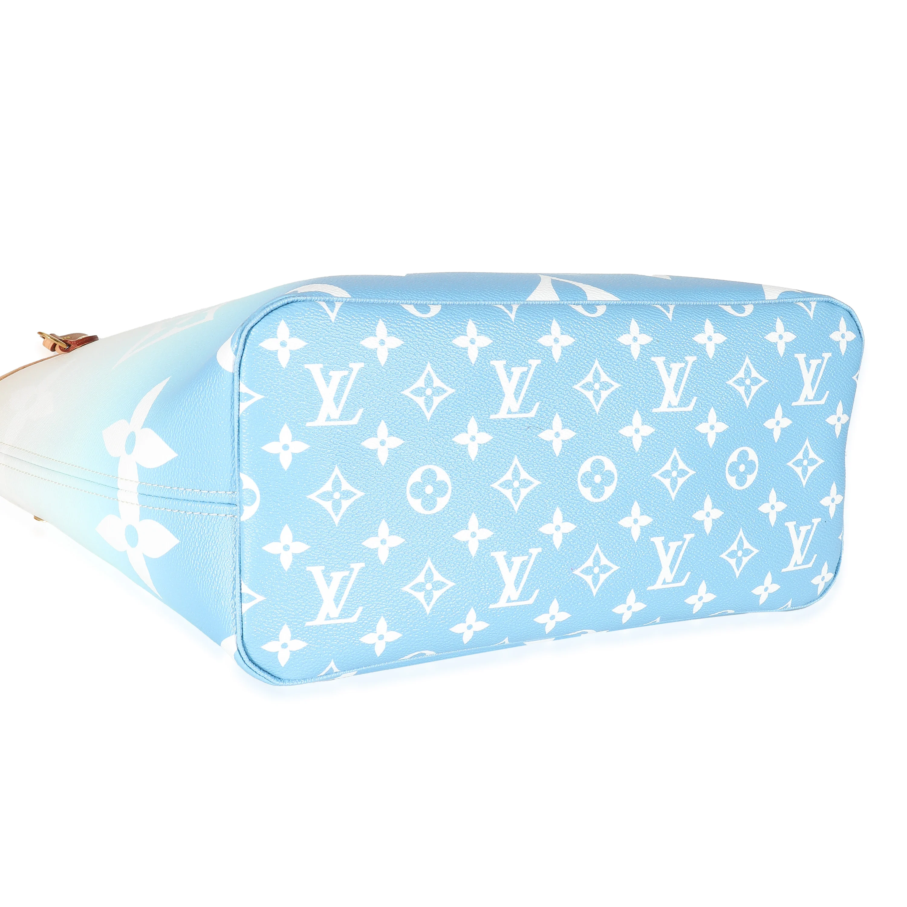 Louis Vuitton Blue Giant Monogram Canvas By The Pool Neverfull MM - Image 4