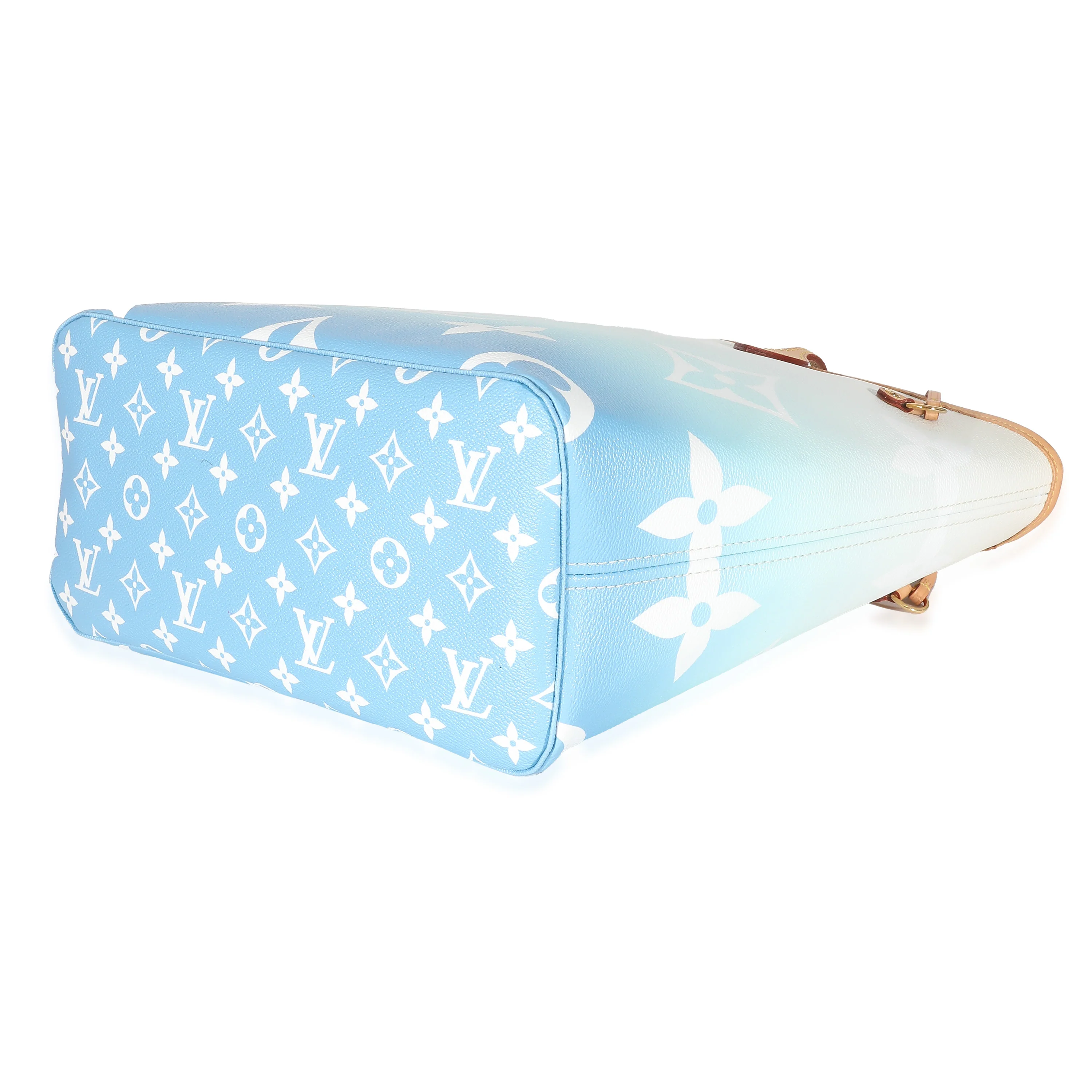 Louis Vuitton Blue Giant Monogram Canvas By The Pool Neverfull MM - Image 6