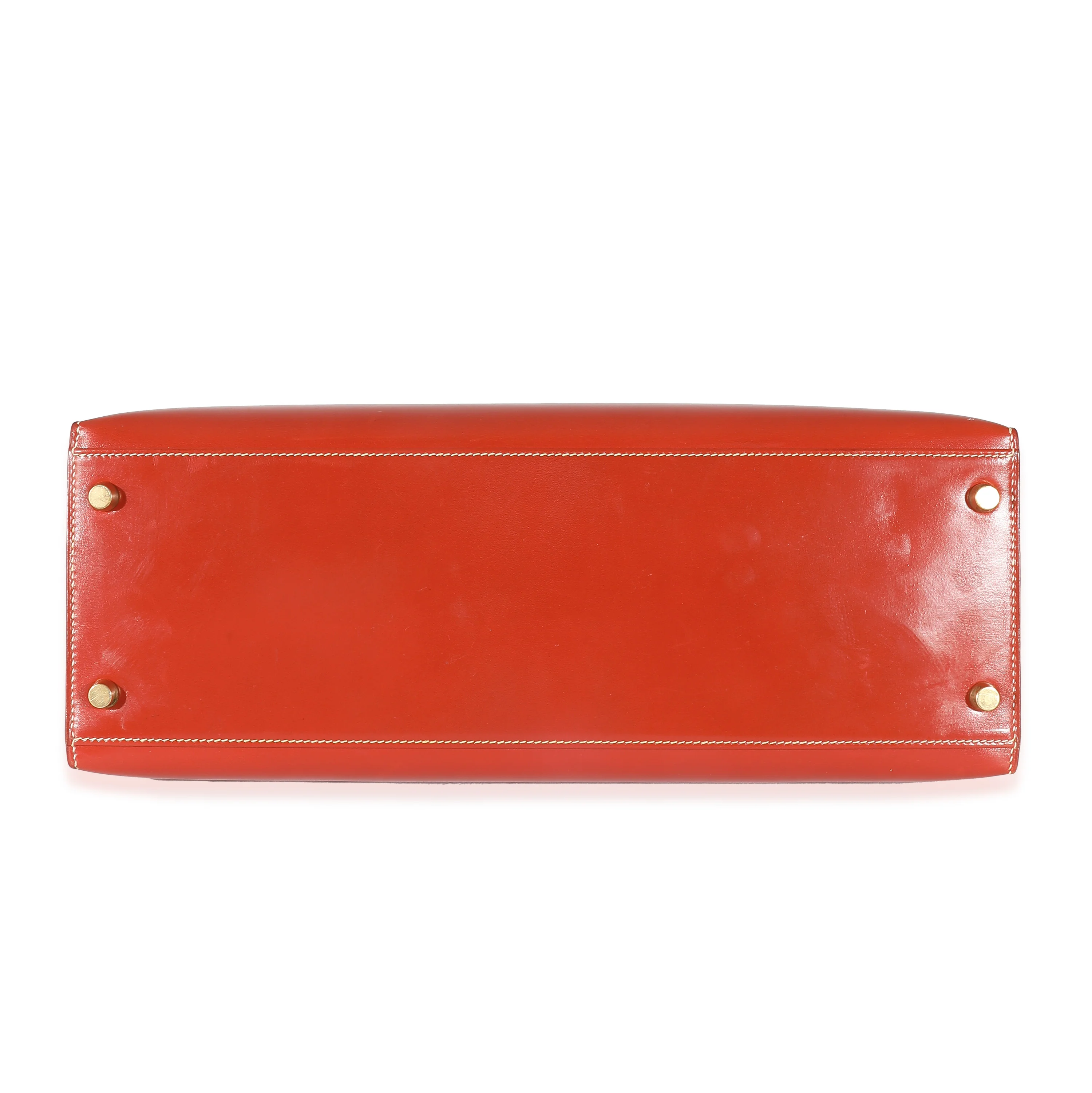 Hermès Brique Box Sellier Kelly 35 GHW - Image 4