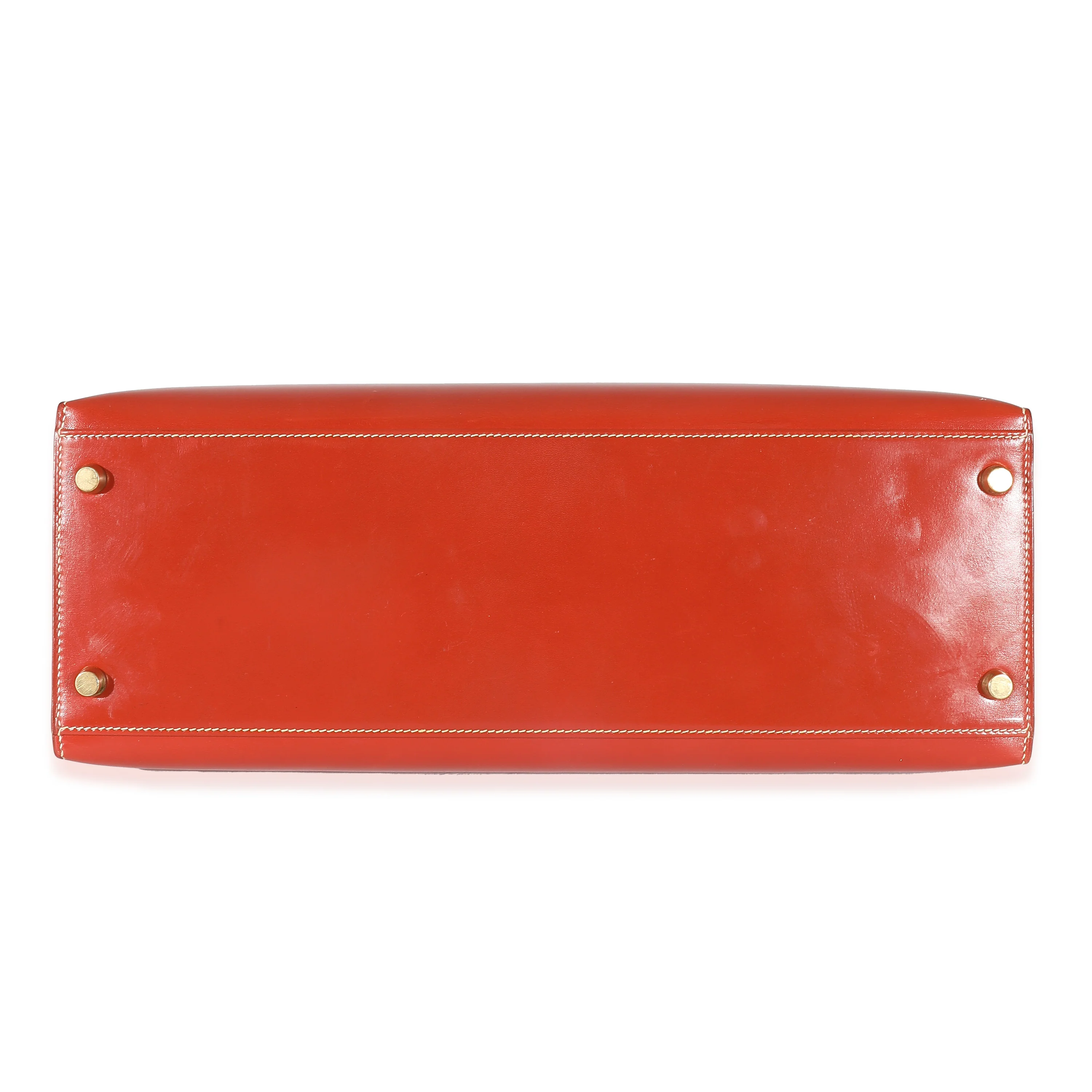Hermès Brique Box Sellier Kelly 35 GHW - Image 5