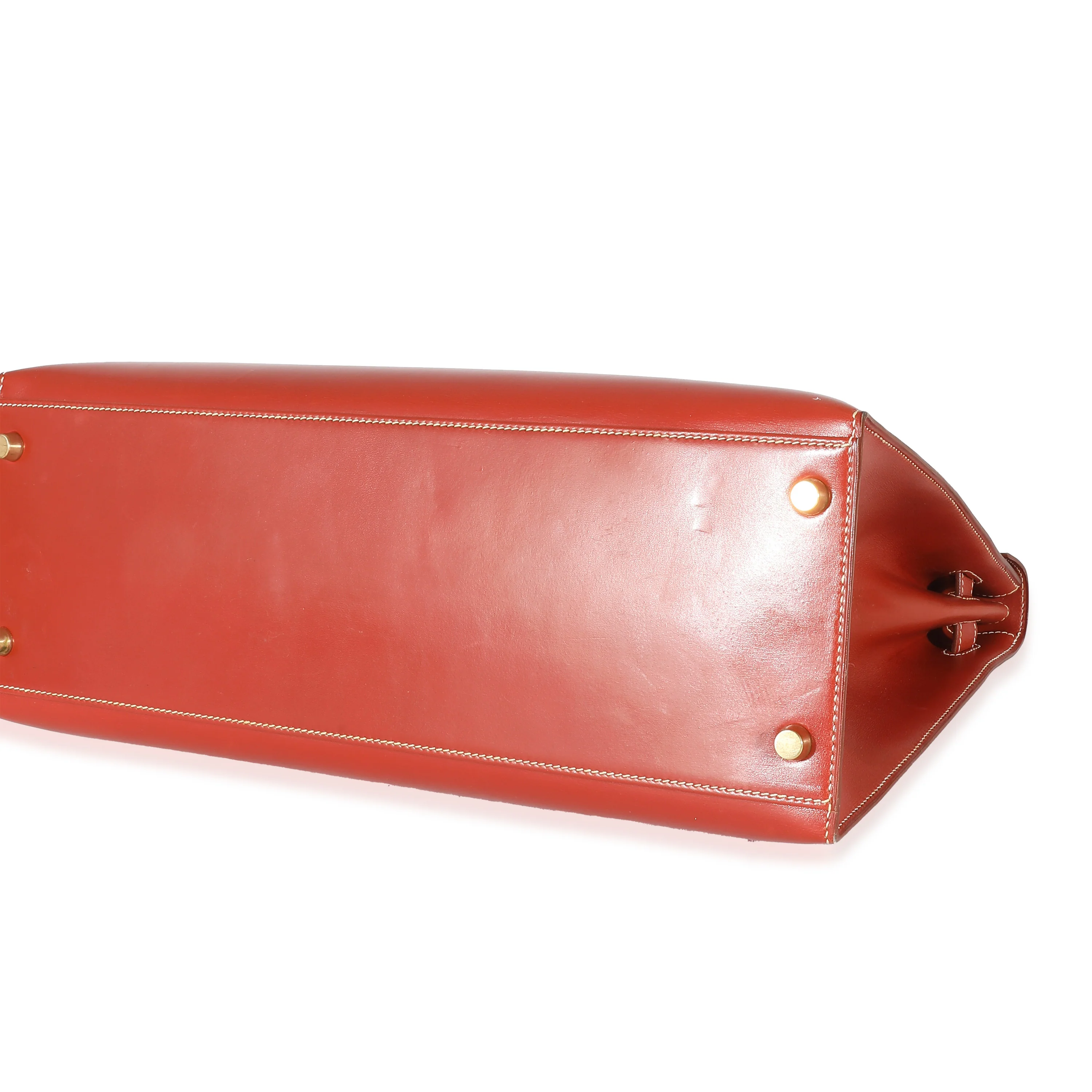 Hermès Brique Box Sellier Kelly 35 GHW - Image 6