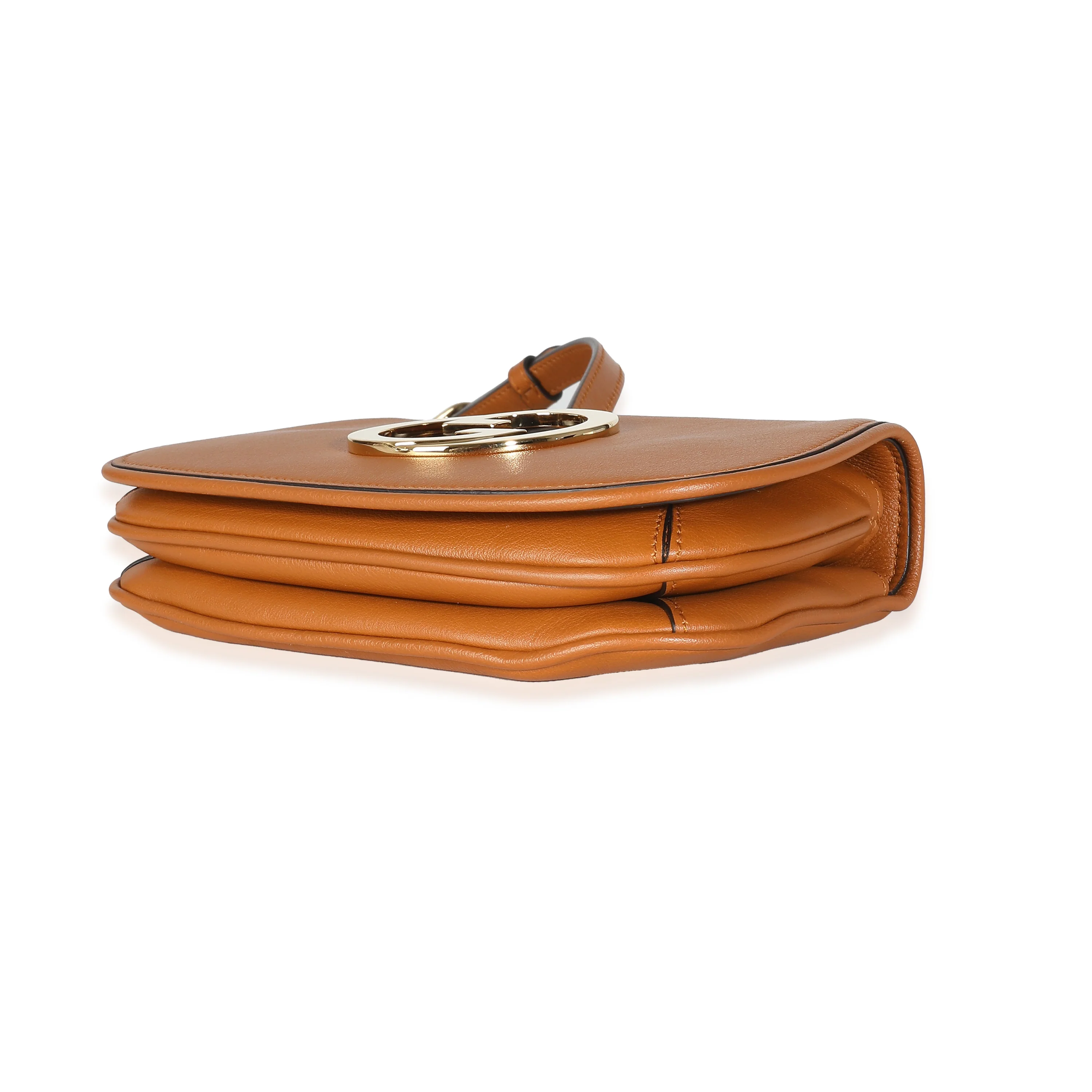 Brown Calfskin Web Mini Blondie Bag - Image 7