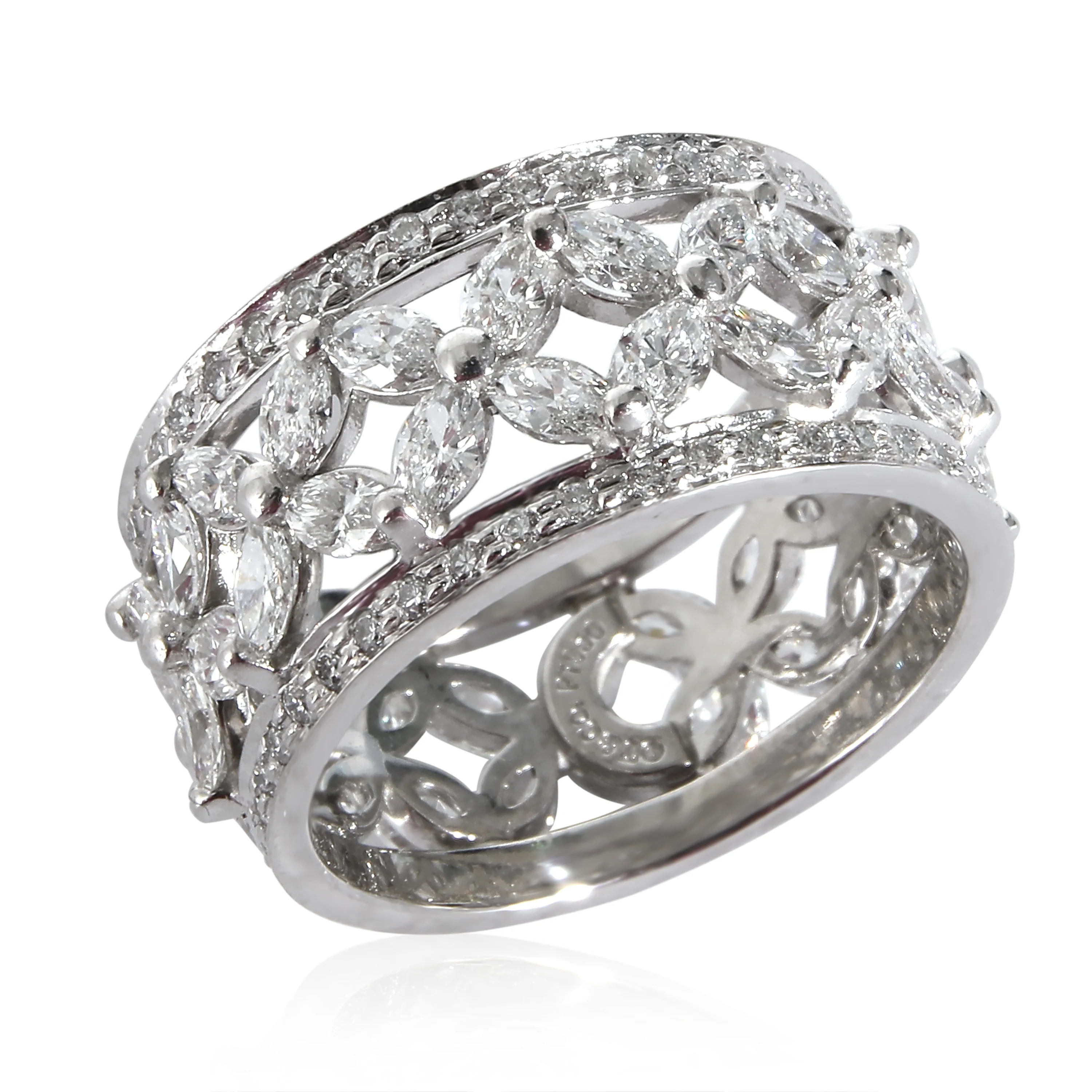 Tiffany & Co. Victoria Diamond Eternity Ring in Platinum 2.34 CTW - Image 2