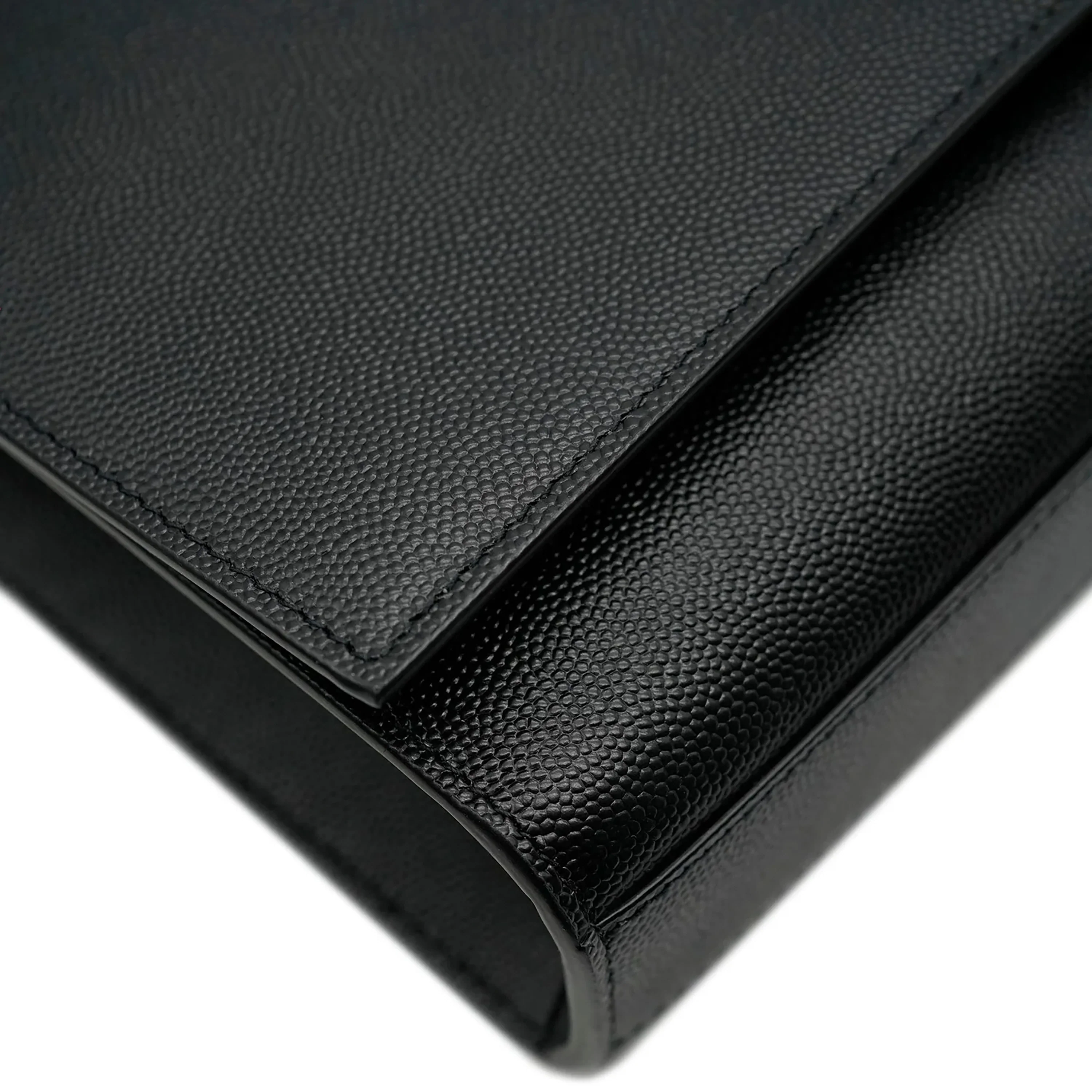 Saint Laurent Black Grain De Poudre Medium Kate Bag - Image 3