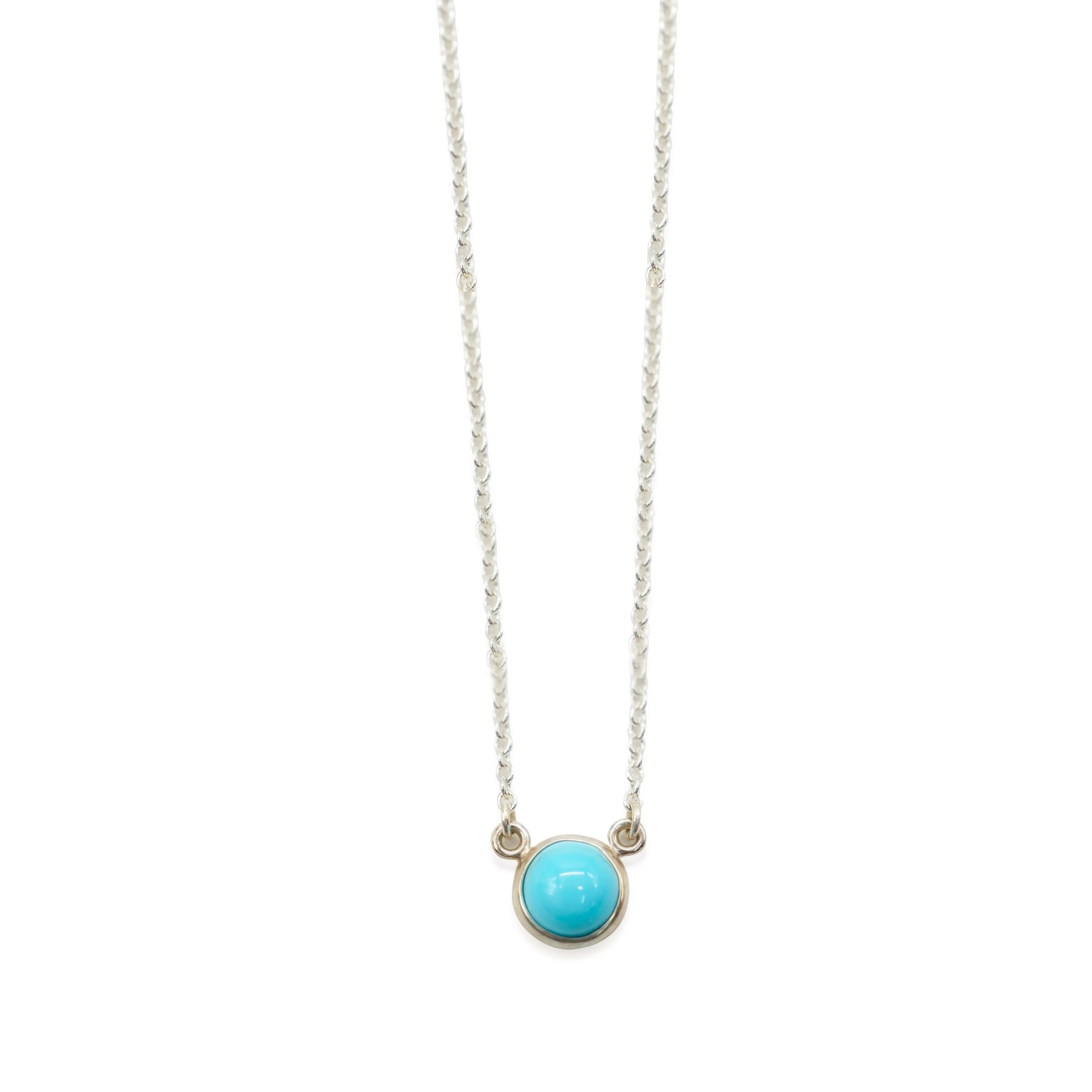 Tiffany & Co. Elsa Peretti Color By The Yard Turquoise Sterling Silver Pendant