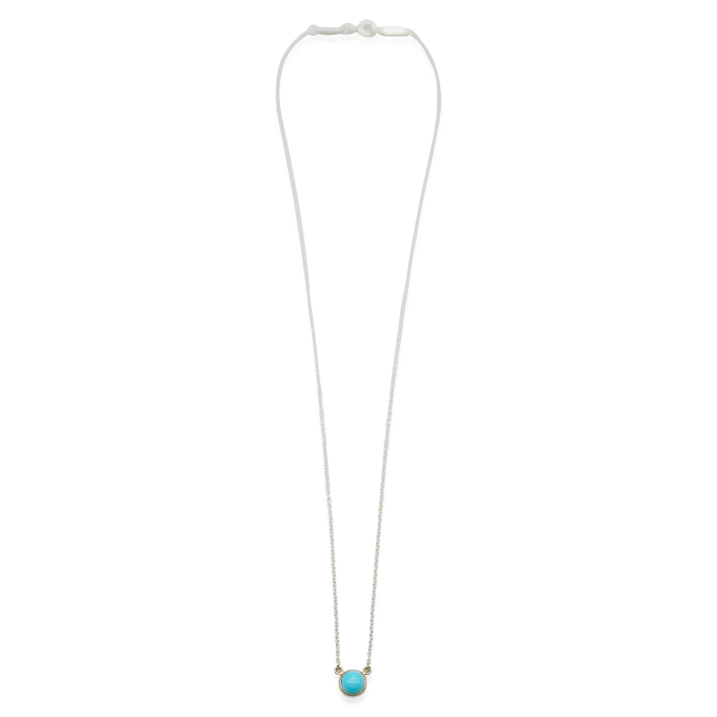 Tiffany & Co. Elsa Peretti Color By The Yard Turquoise Sterling Silver Pendant - Image 2