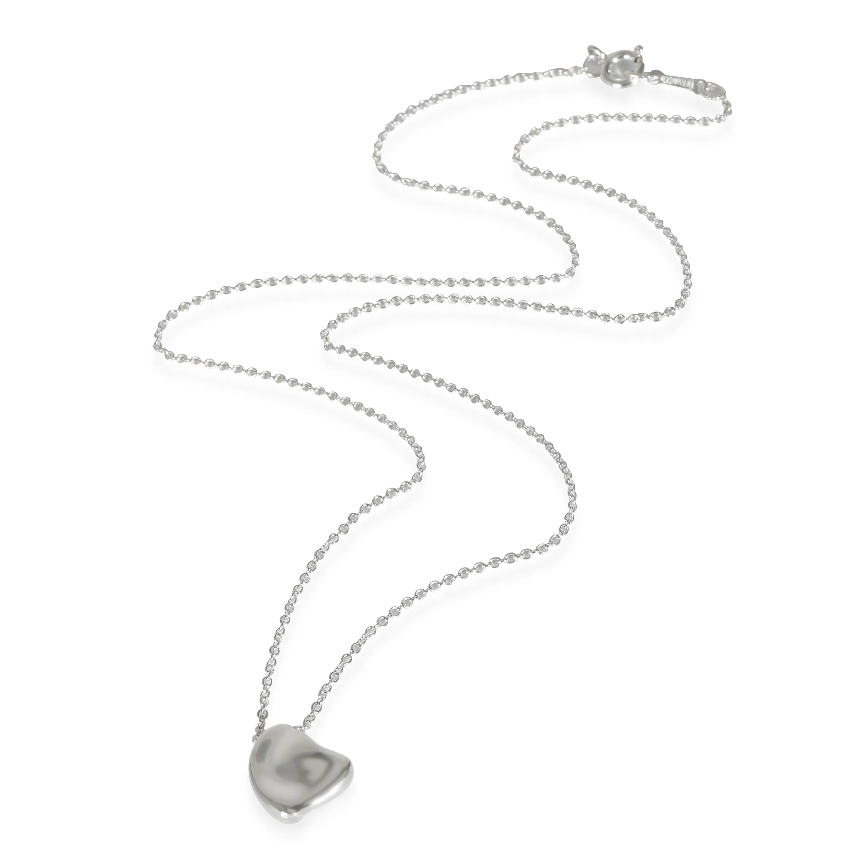 Elsa Peretti Small Full Heart Pendant in Sterling Silver - Image 2