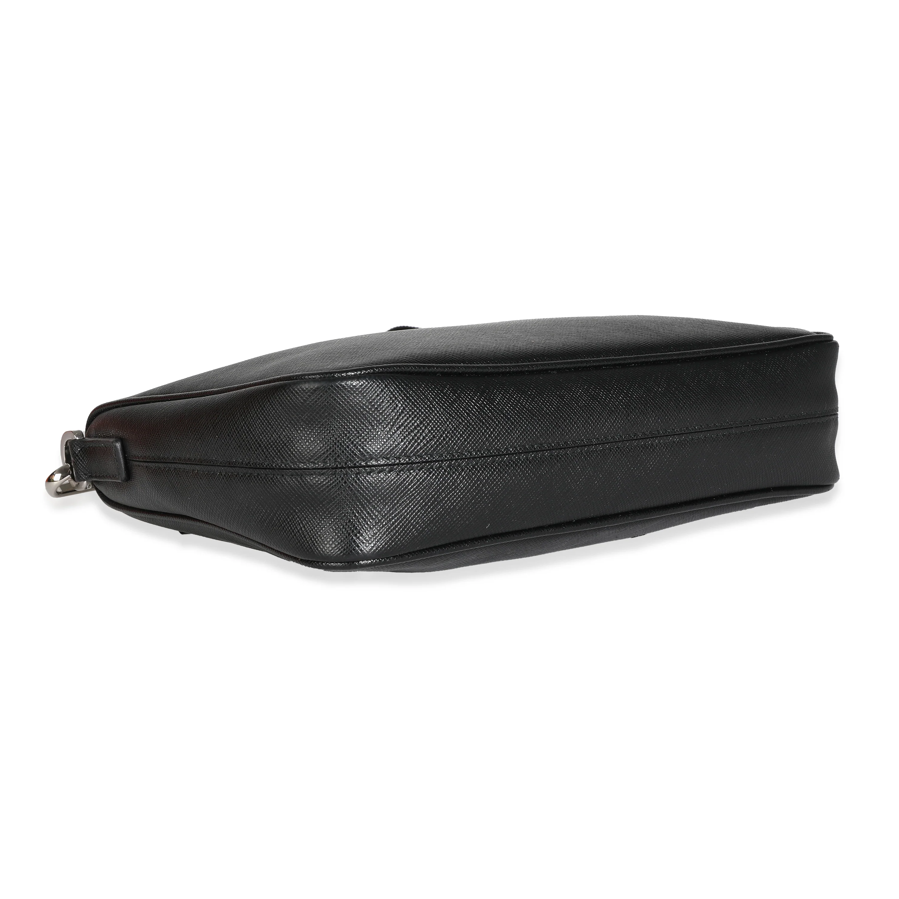 Black Saffiano Small Utility Strap Crossbody - Image 3