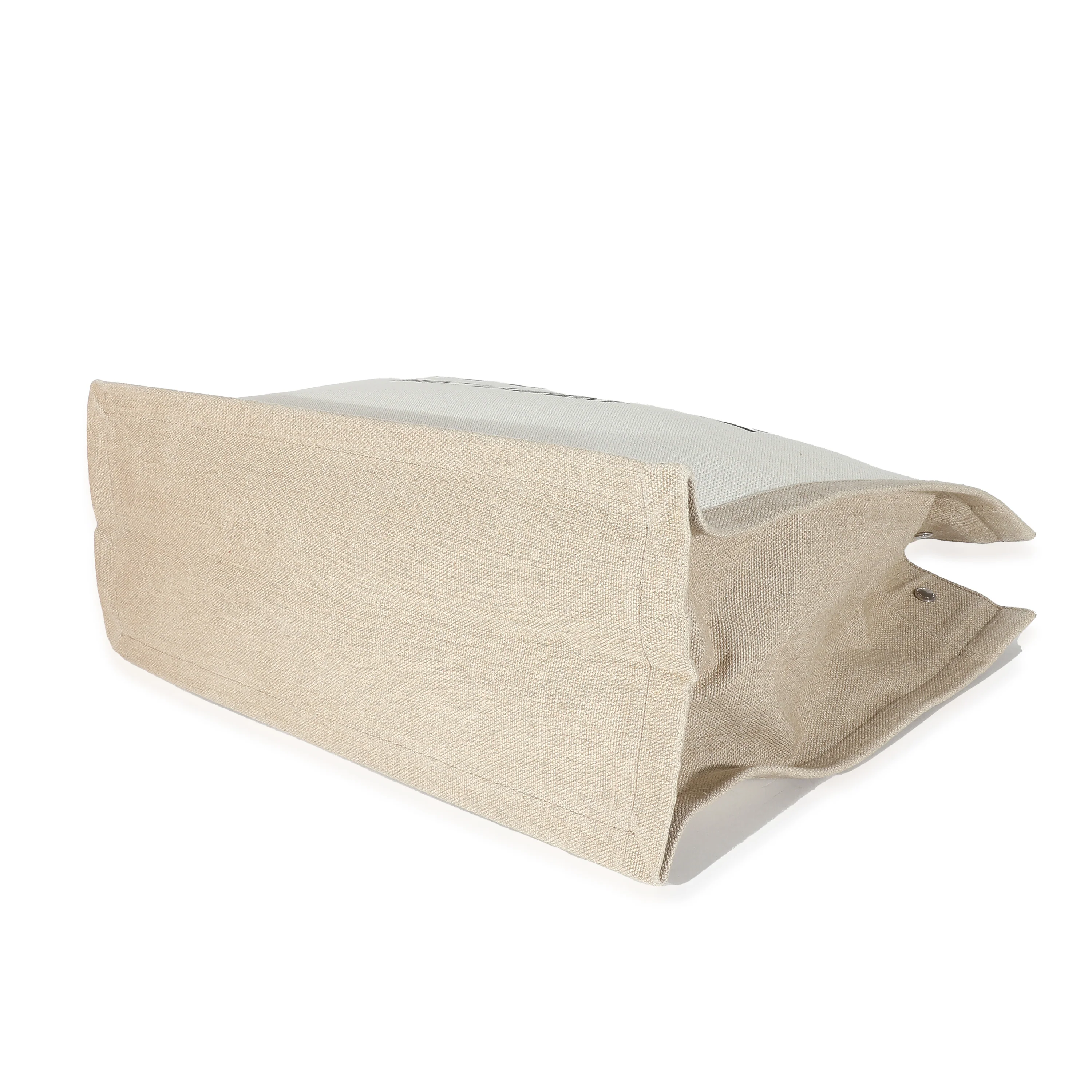 Saint Laurent Beige Canvas Rive Gauche Tote - Image 2