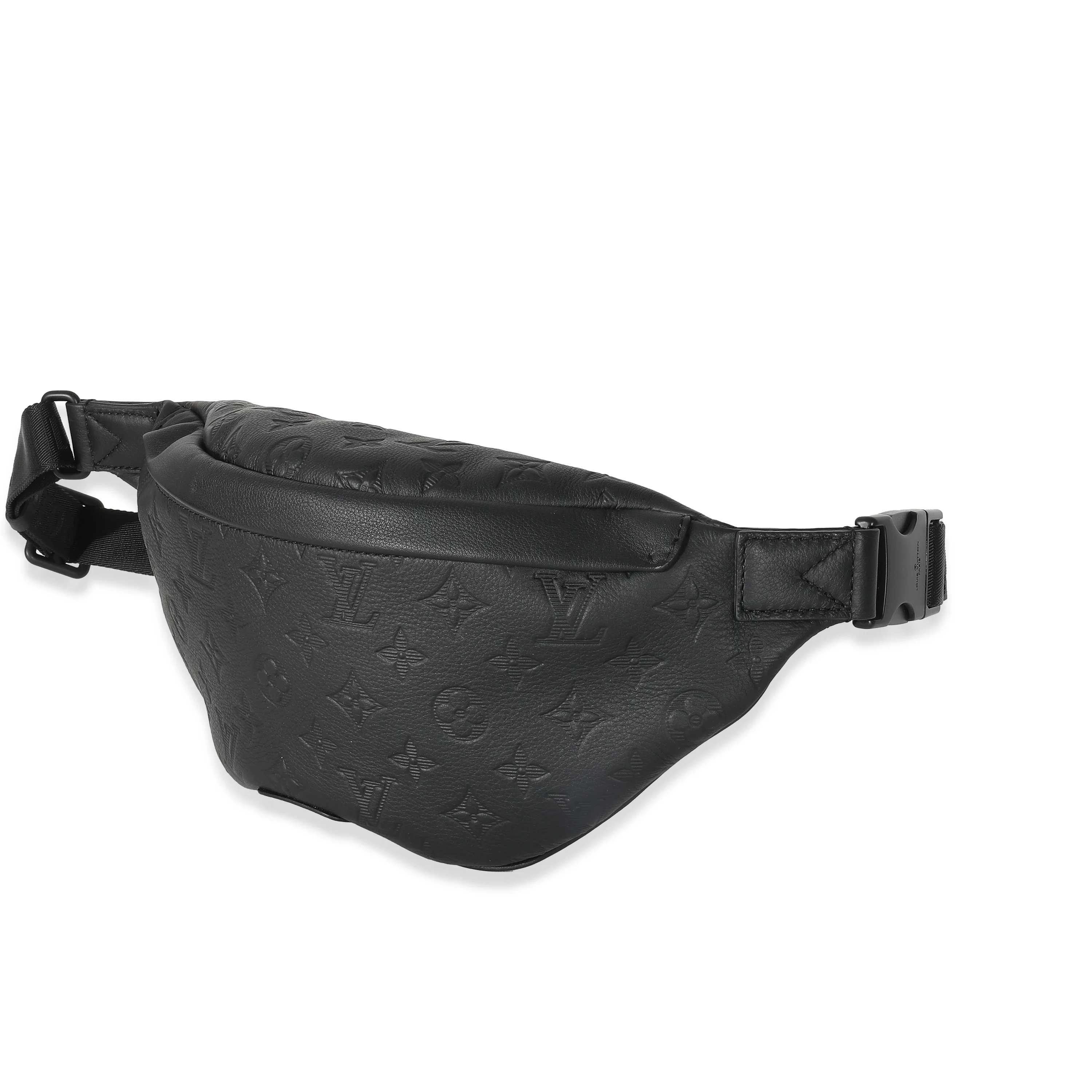 Louis Vuitton Black Monogram Shadow Discovery Bumbag PM - Image 2