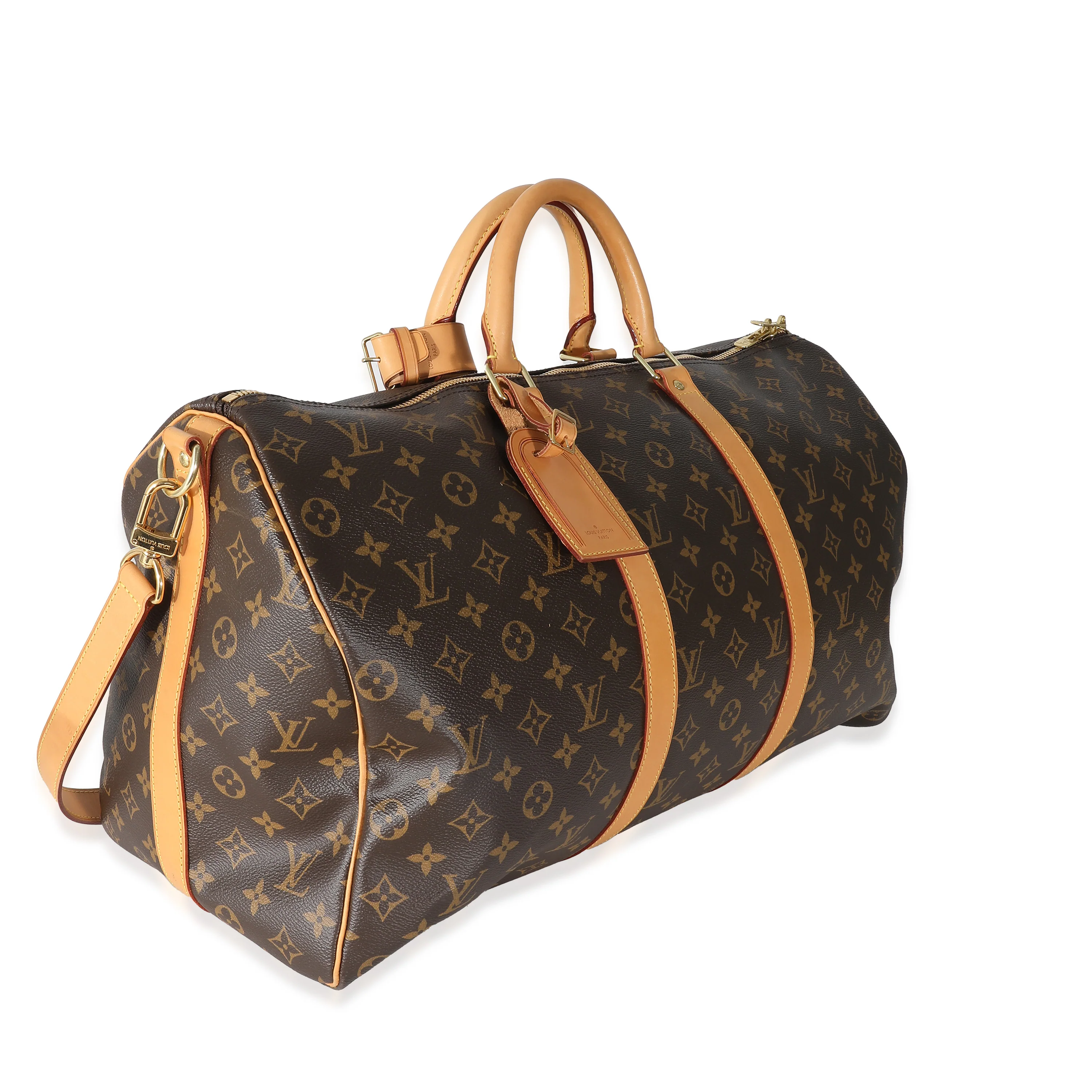 Louis Vuitton Monogram Canvas Keepall Bandoulière 50 - Image 3