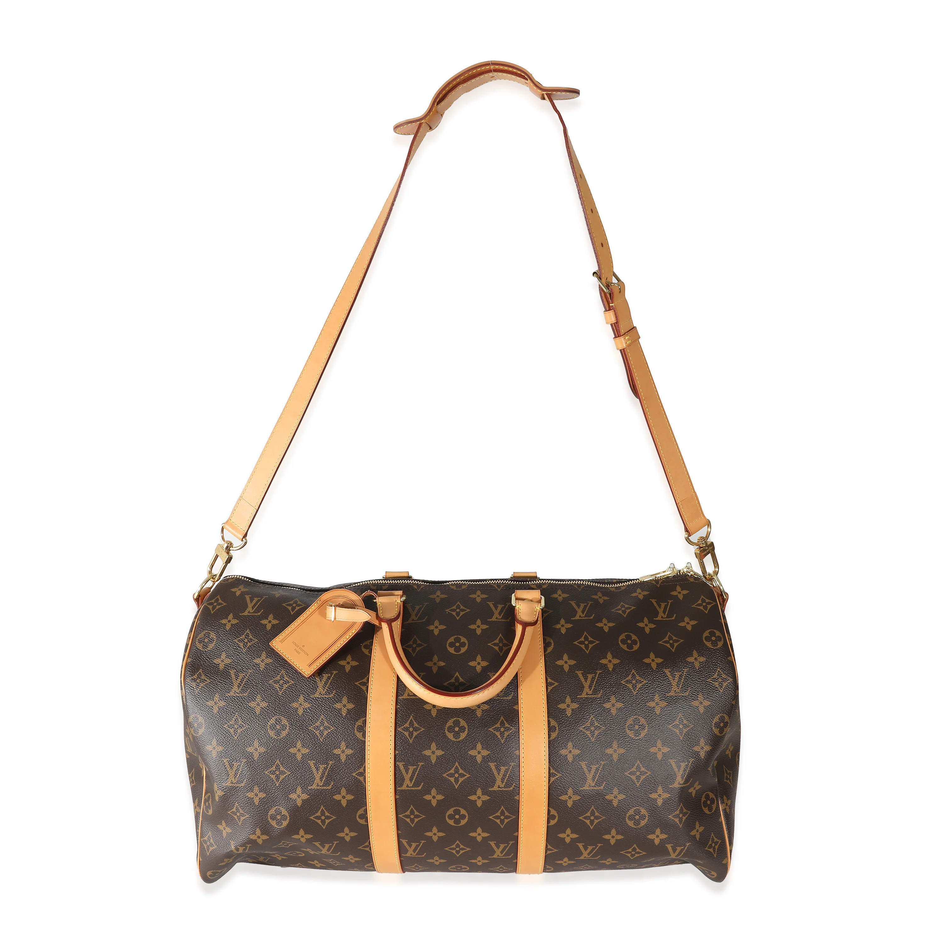 Louis Vuitton Monogram Canvas Keepall Bandoulière 50 - Image 8
