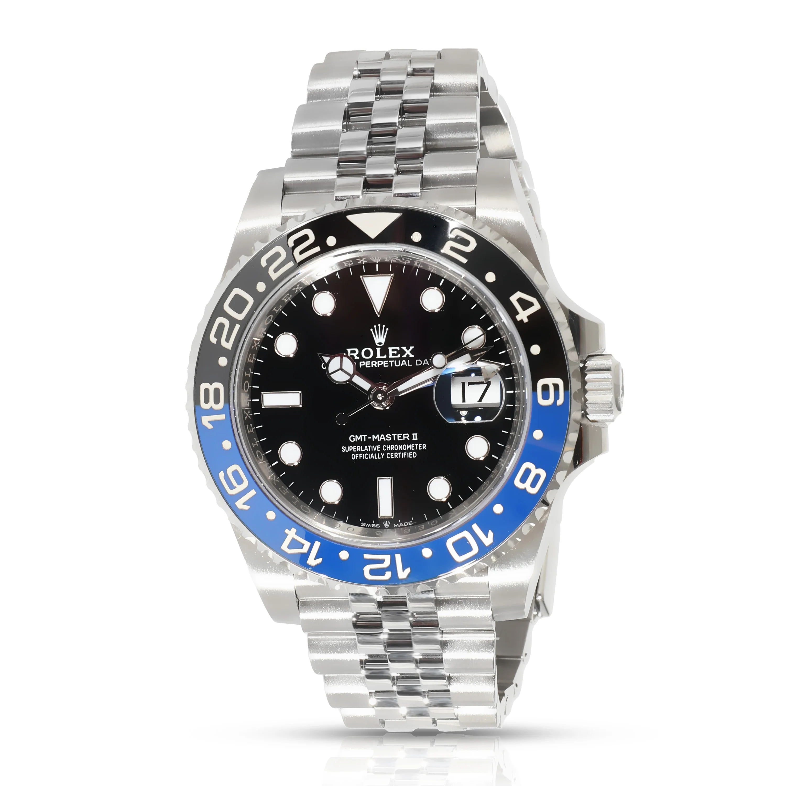 Rolex GMT Master II 126710BLNR Mens Watch in Stainless Steel